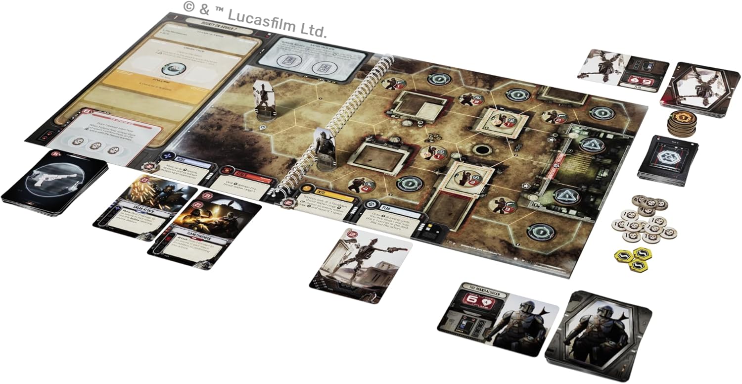 Unexpected Games Star Wars The Mandalorian Adventures Kooperatives Brettspiel UG05
