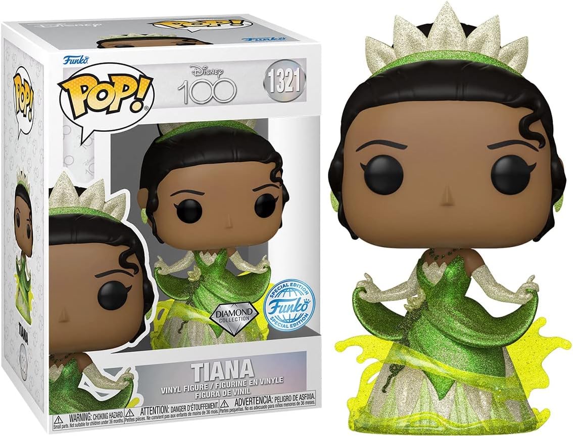 Funko Pop! Disney 100 - Tiana Diamond Glitter Vinyl Figur (70081)