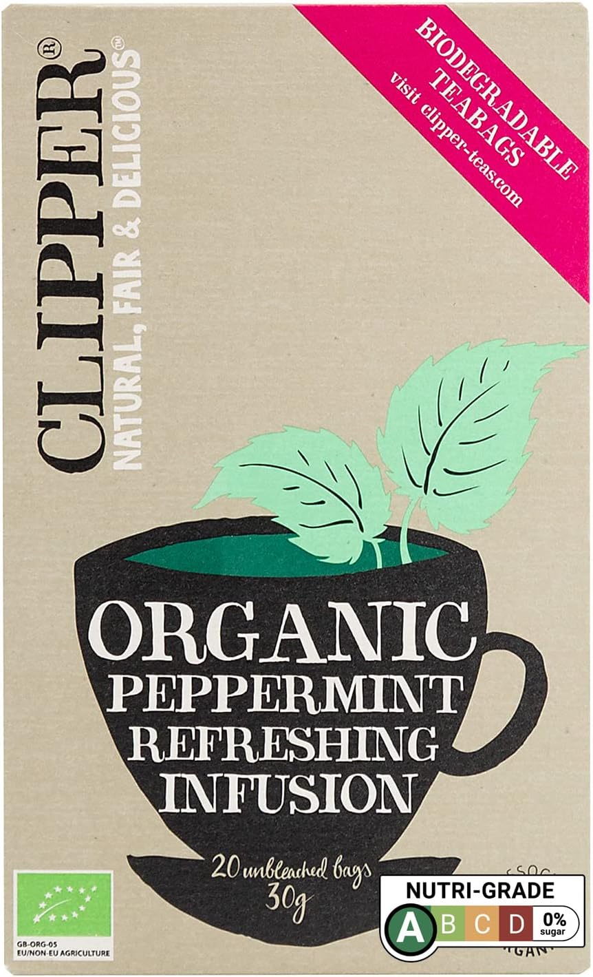 Clipper Pfefferminztee 20 Beutel - Bio-Kräutertee