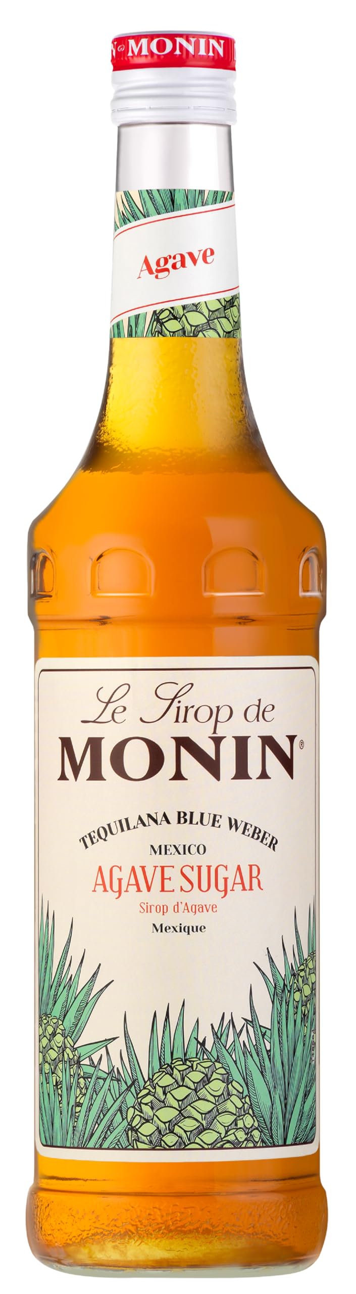 MONIN Premium Agavendicksaft 700 ml – Vegan-freundlicher Süßstoff für Cocktails, Kaffee & Mocktails
