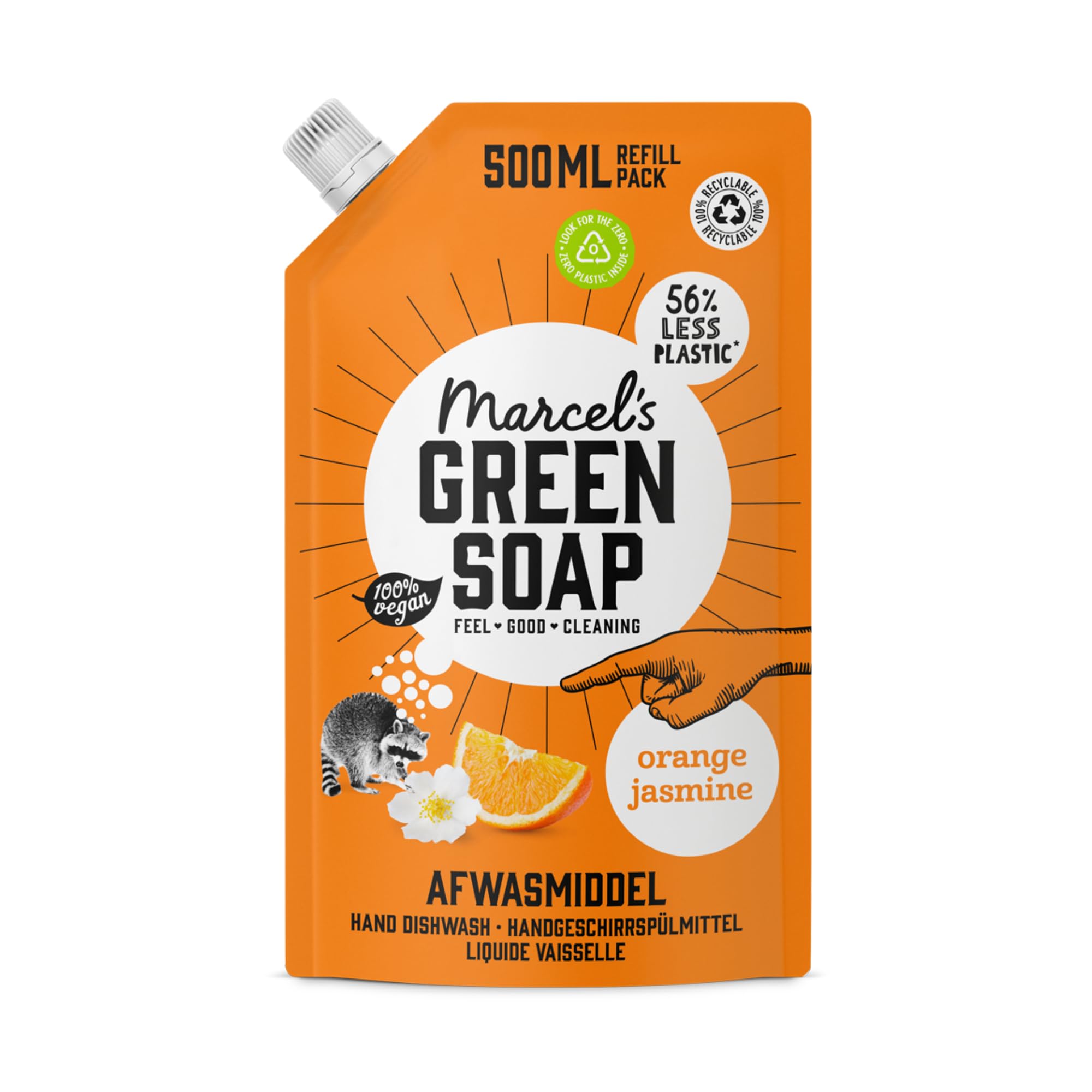 Marcel's Green Soap - Orange & Jasmin Spülmittel Nachfüllpackung