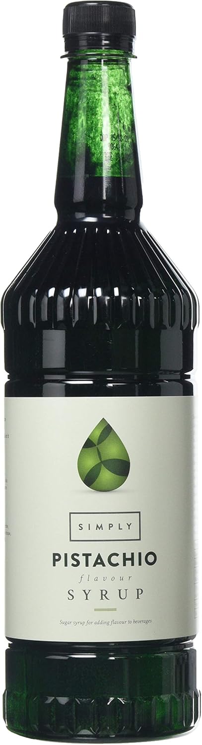 Simply – Pistaziensirup, veganer und nussfreier aromatisierter Sirup für Kaffee, Cocktails und Getränke