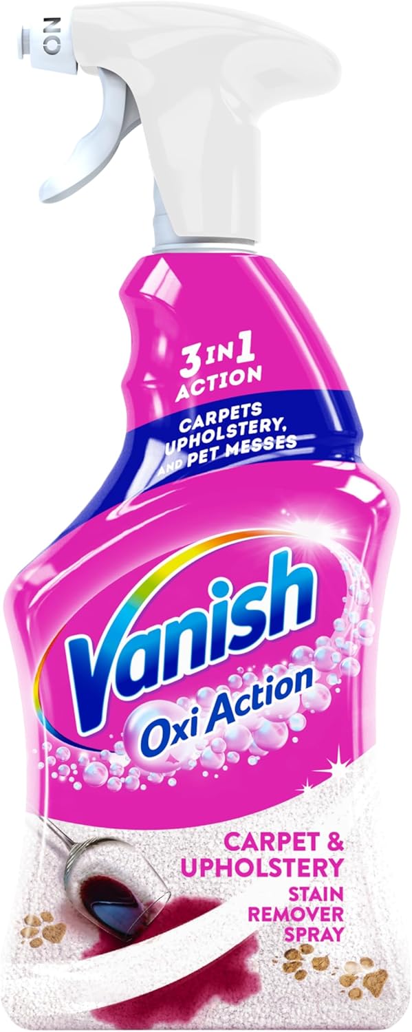 Vanish – Oxi Action Fleckenentferner-Spray für Teppiche und Polster, 500 ml
