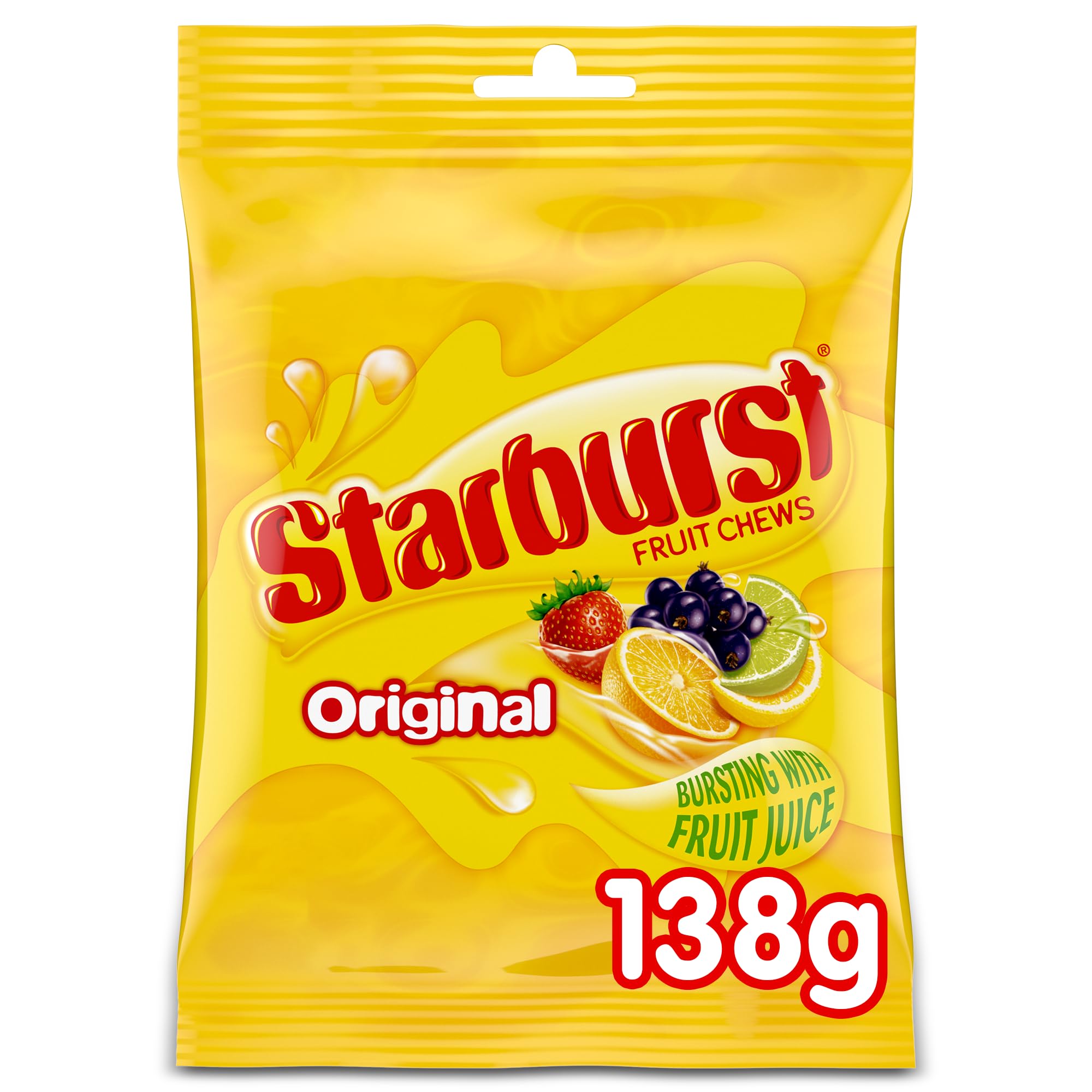 Starburst Original Fruchtkaubonbons Beutel 138g