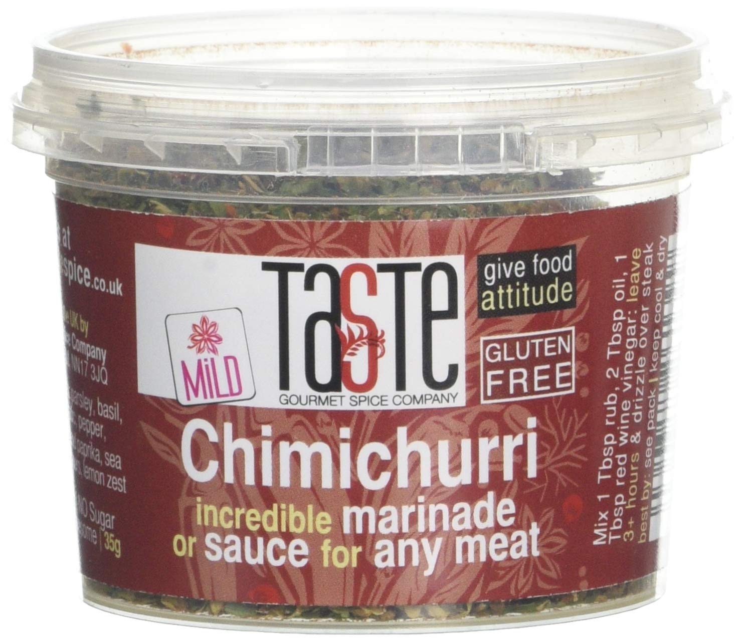 Gourmet Spice Company Mildes Chimichurri Rub 35 g