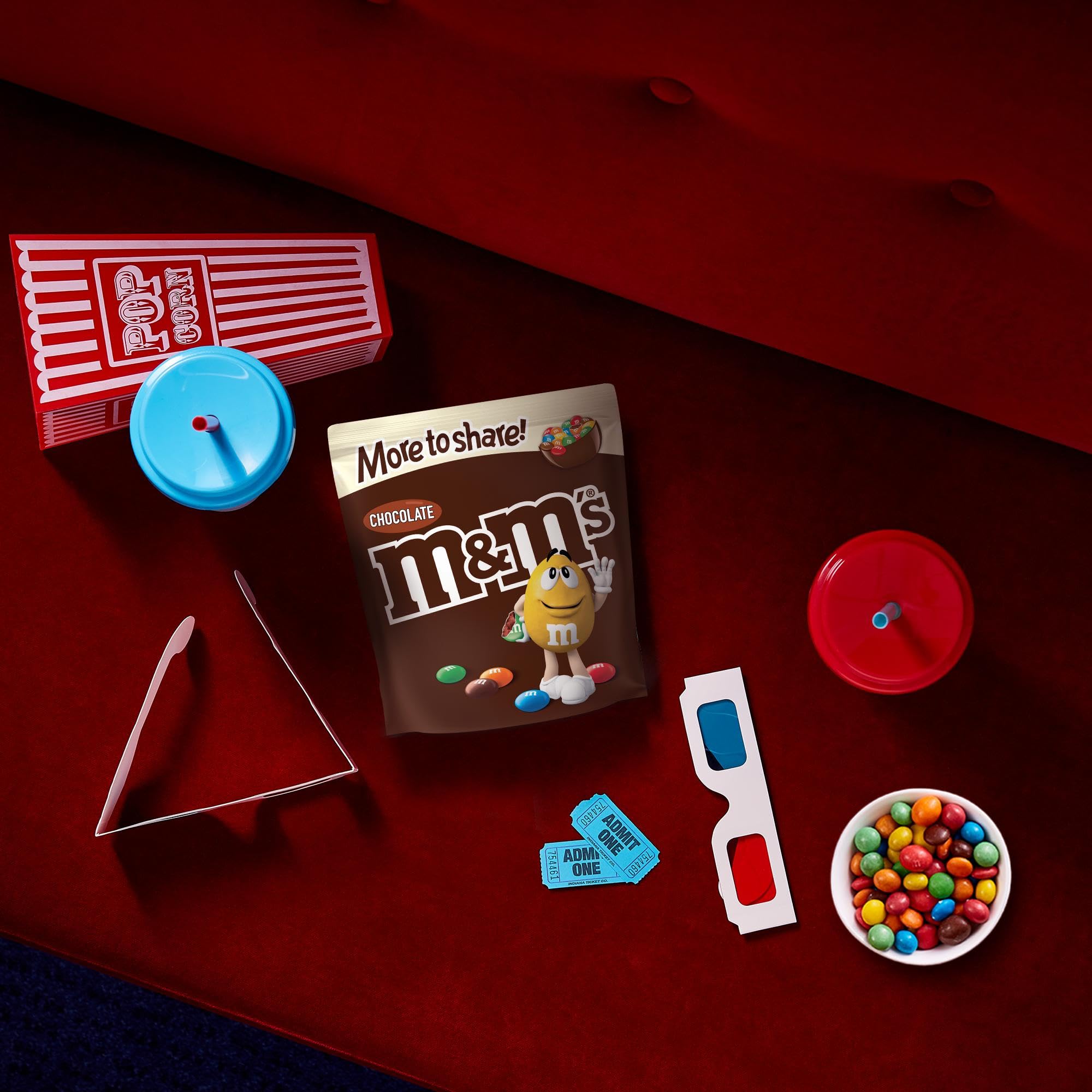 M&M's Chocolate More to Share Beutel – 200 g Snack für den Filmabend