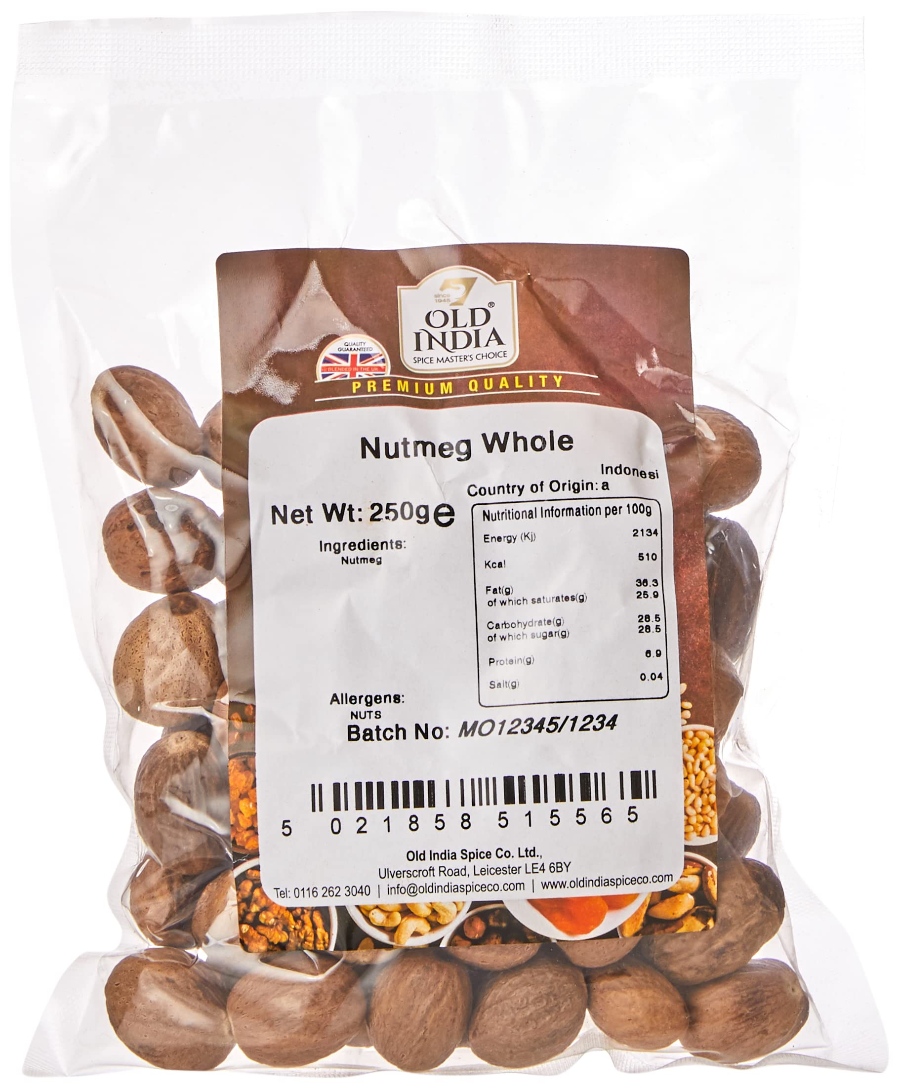 Old India - Muskatnuss ganz 250 g