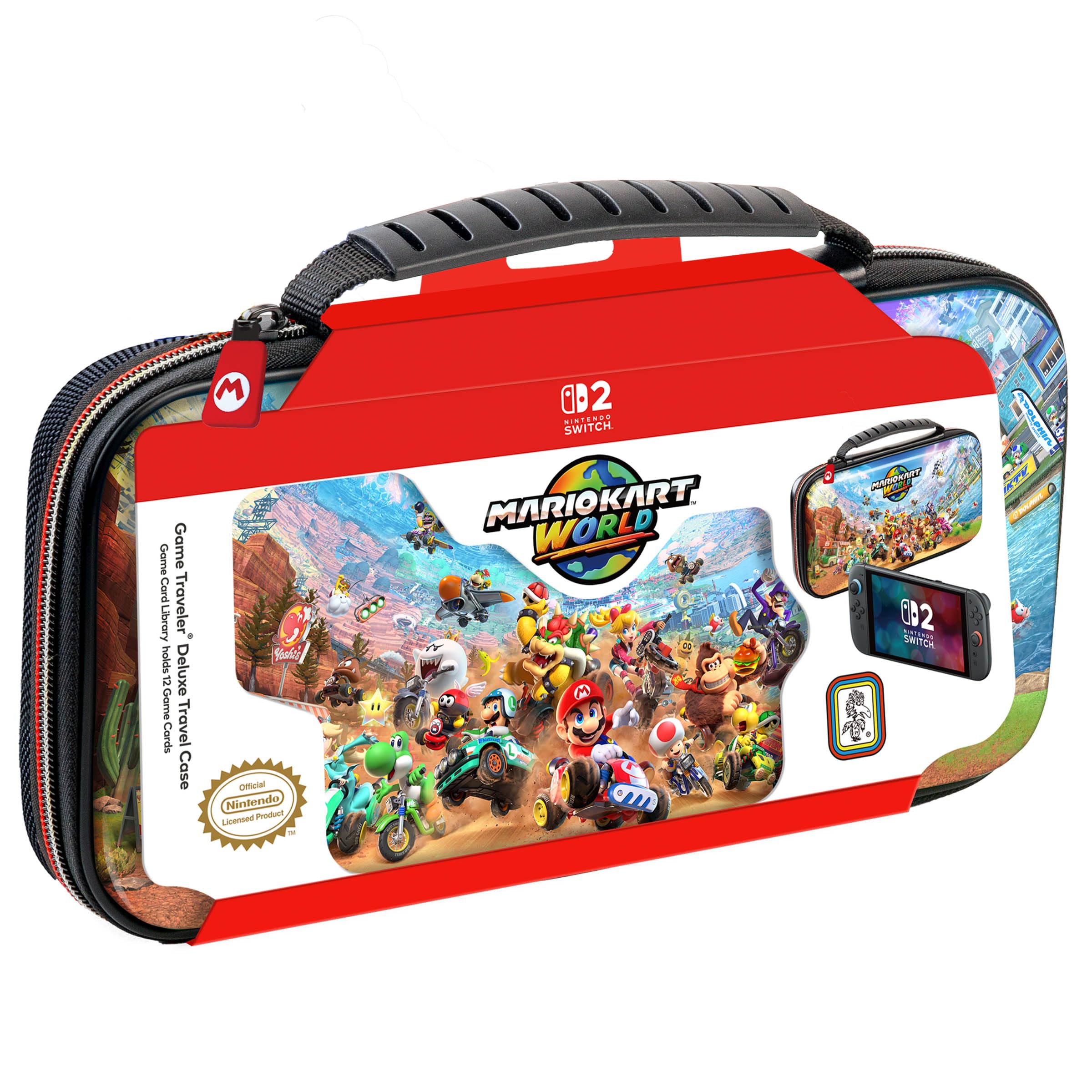 Mario Kart World Deluxe – Nintendo Switch 2, Switch OLED & Switch-Reiseetui