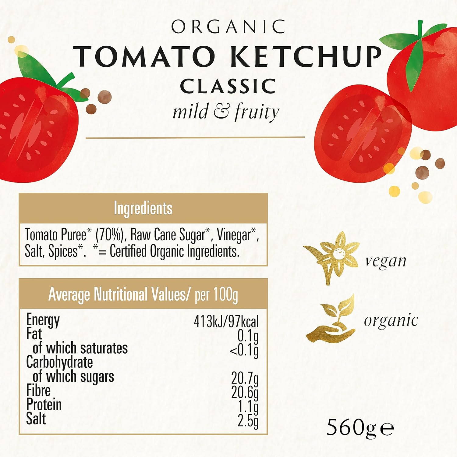 Biona Classic Tomatenketchup Squeezy 560g