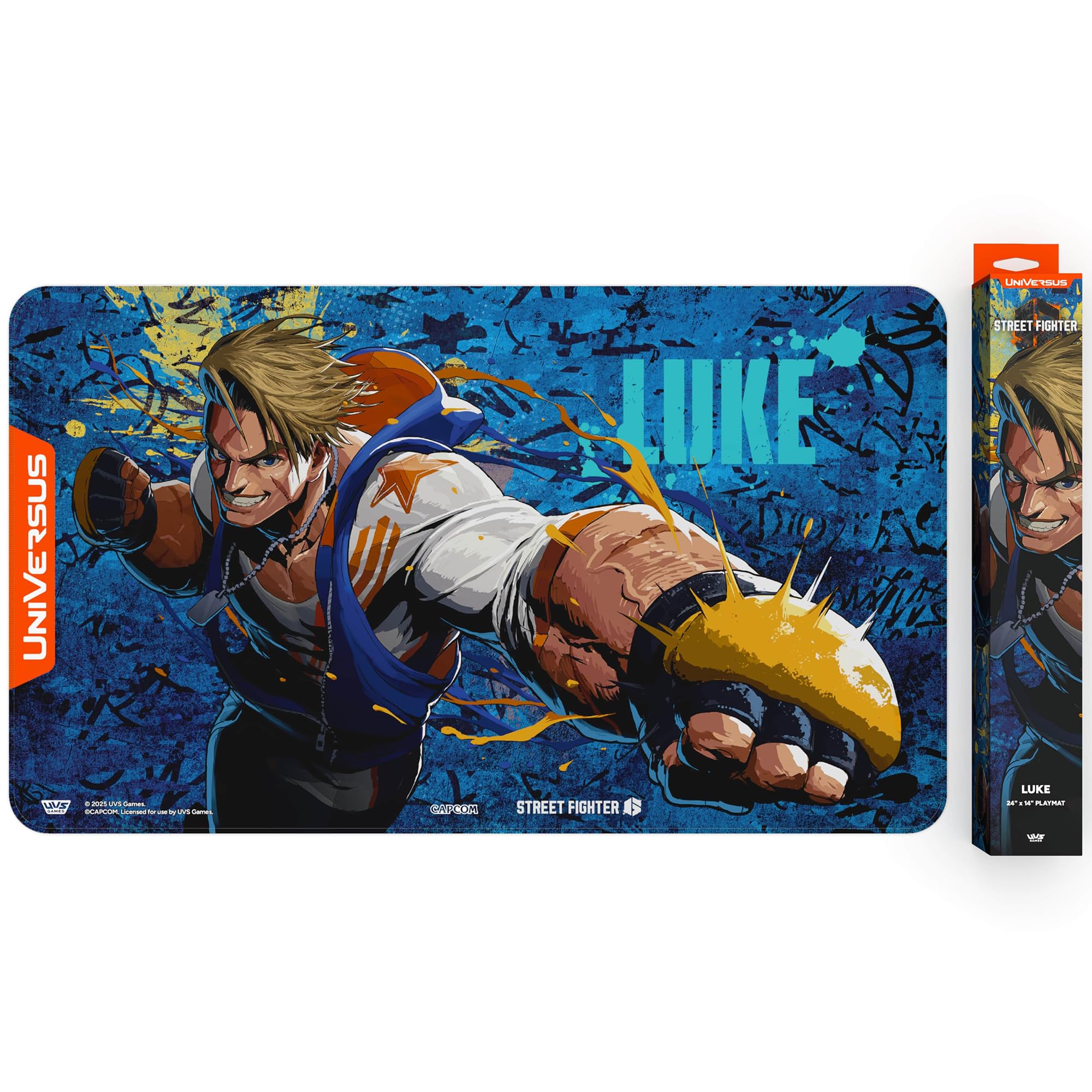 UniVersus Street Fighter 6 Challenger Series Spielmatte – Luke – 24 x 14 Zoll