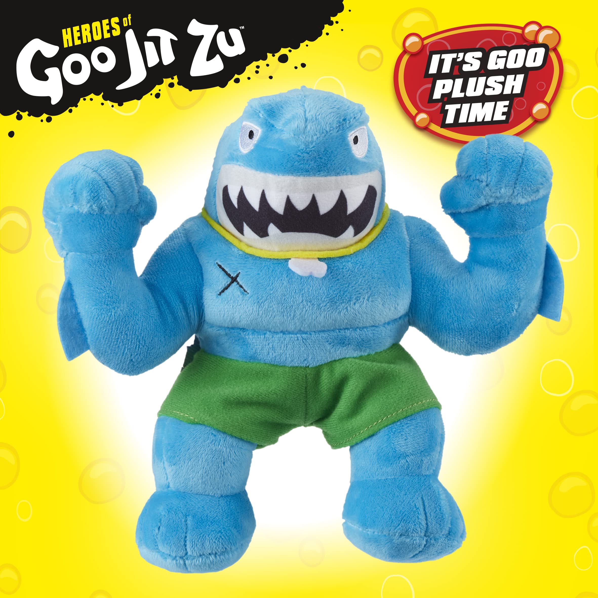 Heroes of Goo Jit Zu Thrash Plüsch – 8 Zoll großes weiches Stofftier für Kleinkinder und Kinder