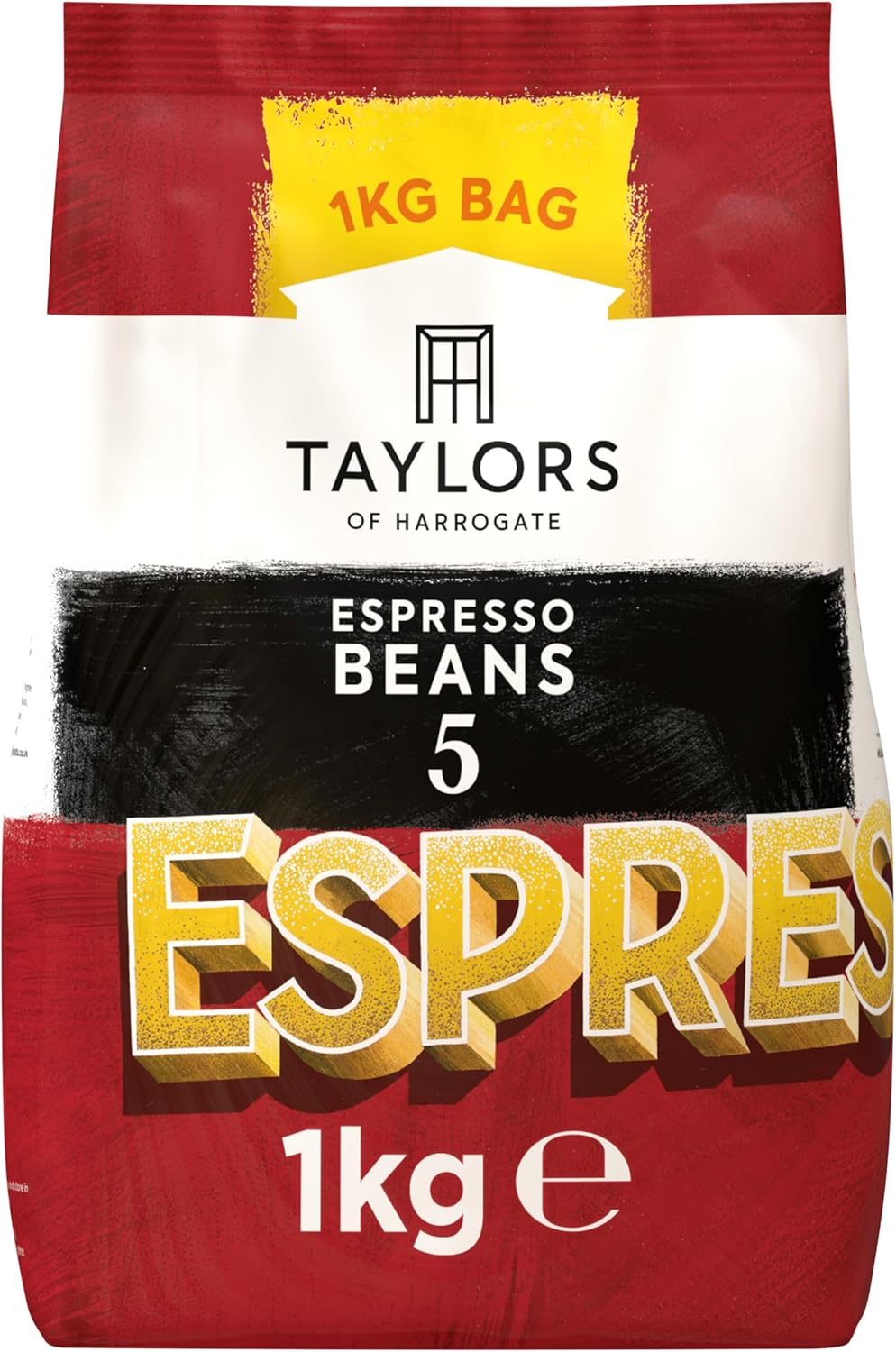 Taylors of Harrogate Espressobohnen, 1 kg – ganz gerösteter Arabica-Kaffee