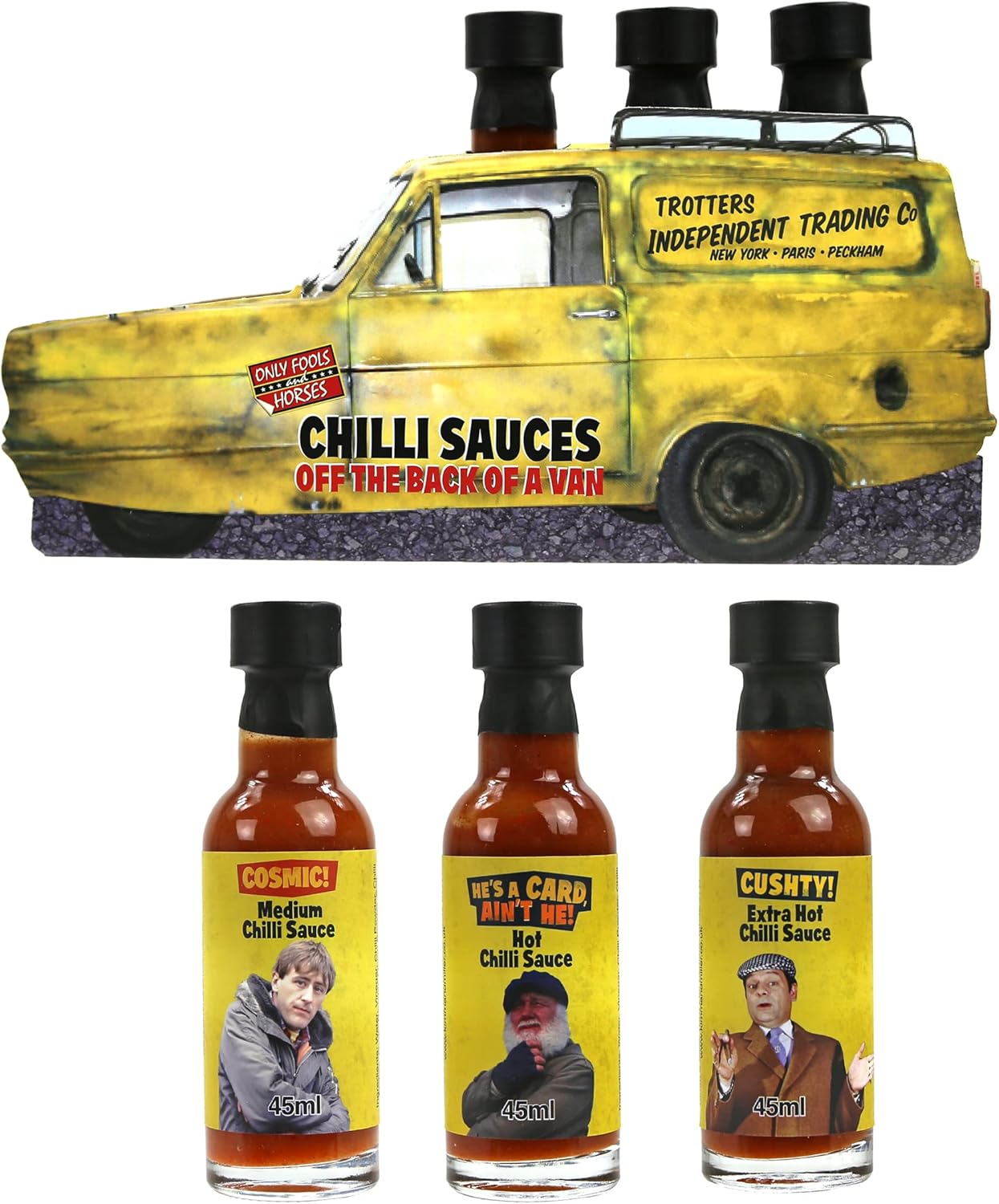Kimm & Miller - Only Fools and Horses Chilisaucen-Geschenkset