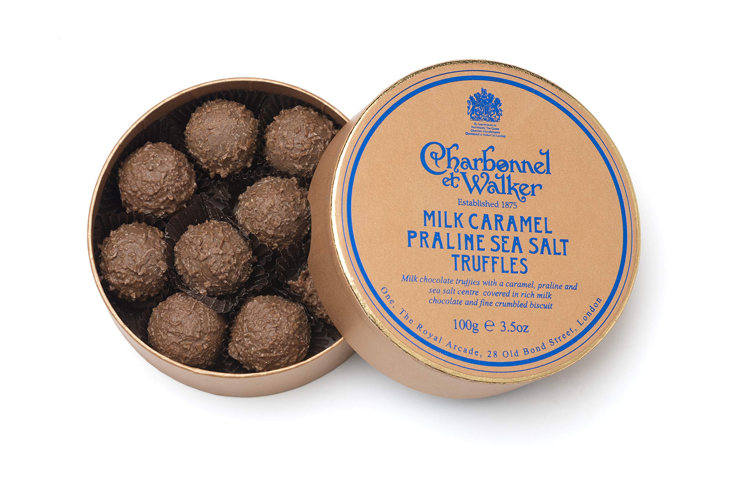 Charbonnel et Walker Meersalz-Pralinen-Milch-Karamell-Trüffel 100 g