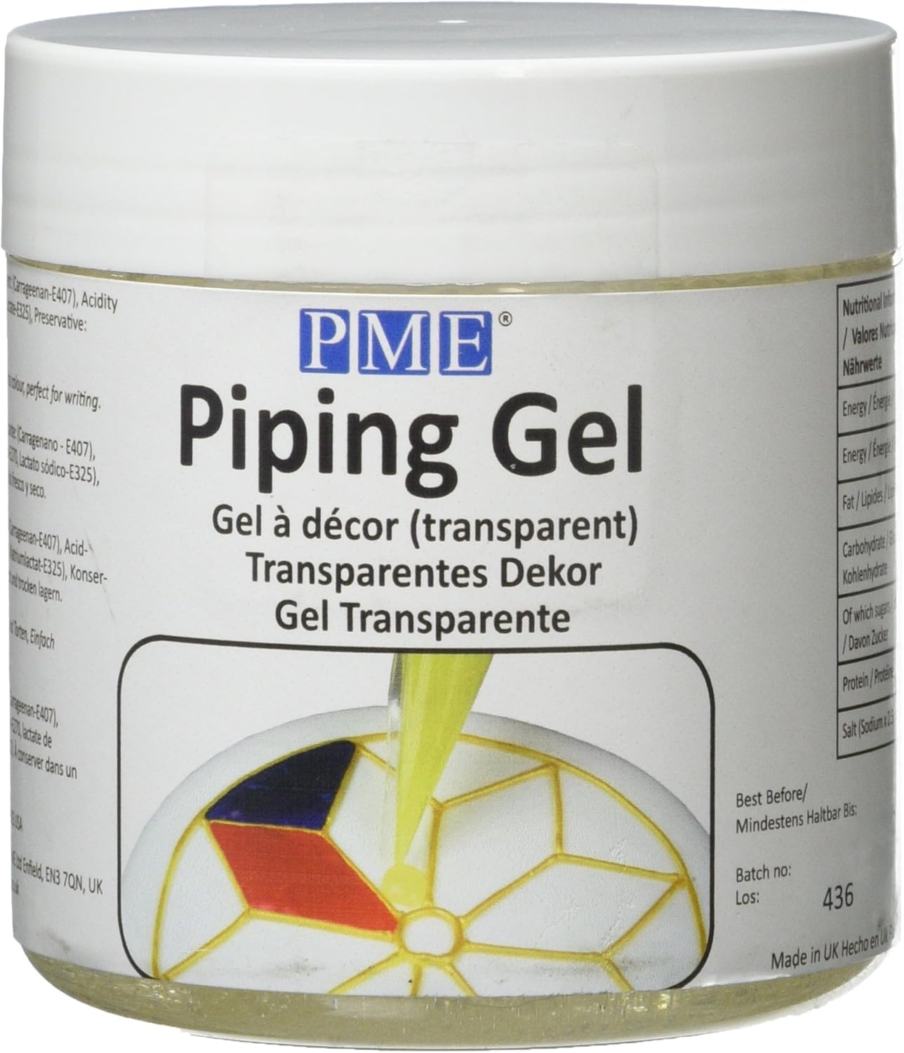 PME - Spritzgel-Kuchendekorationsglasur 325 g