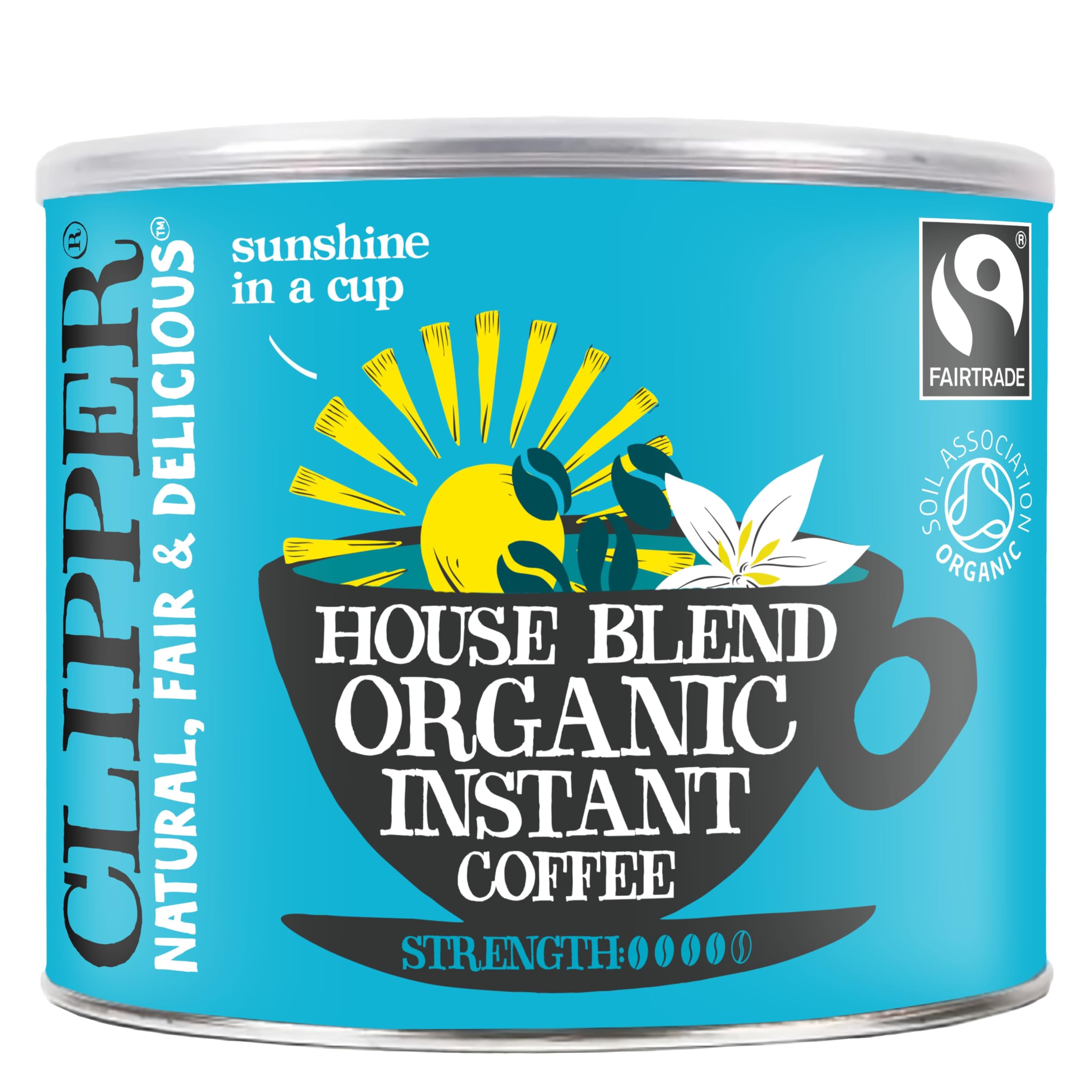 Clipper - Bio-Arabica-Instantkaffee mittlerer Röstung, 500 g Nachfüllpackung