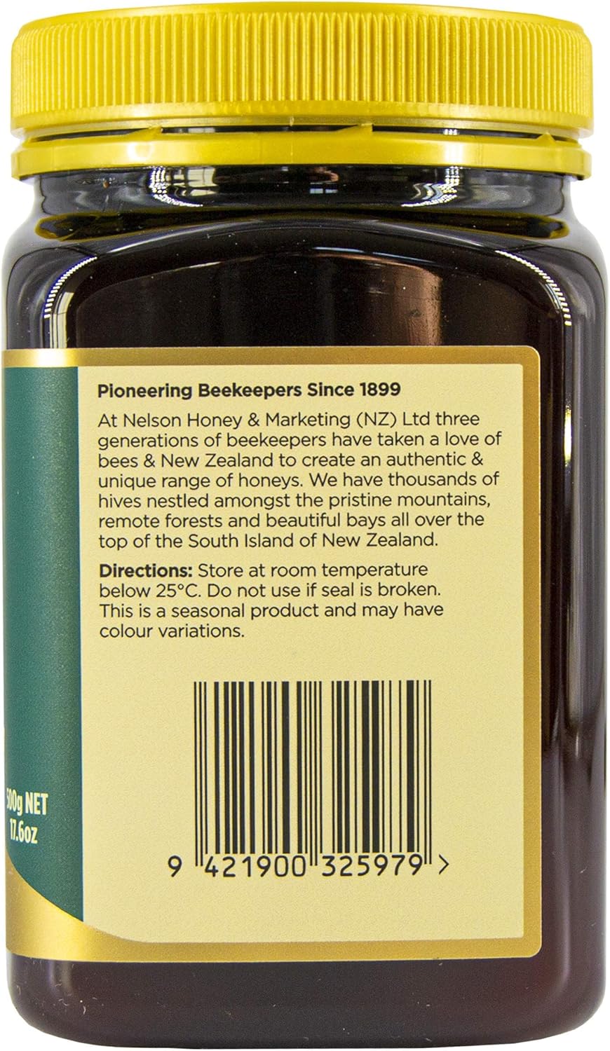 Nelson Honey Classic 30+mg Methylglyoxal Manuka Honig 500g