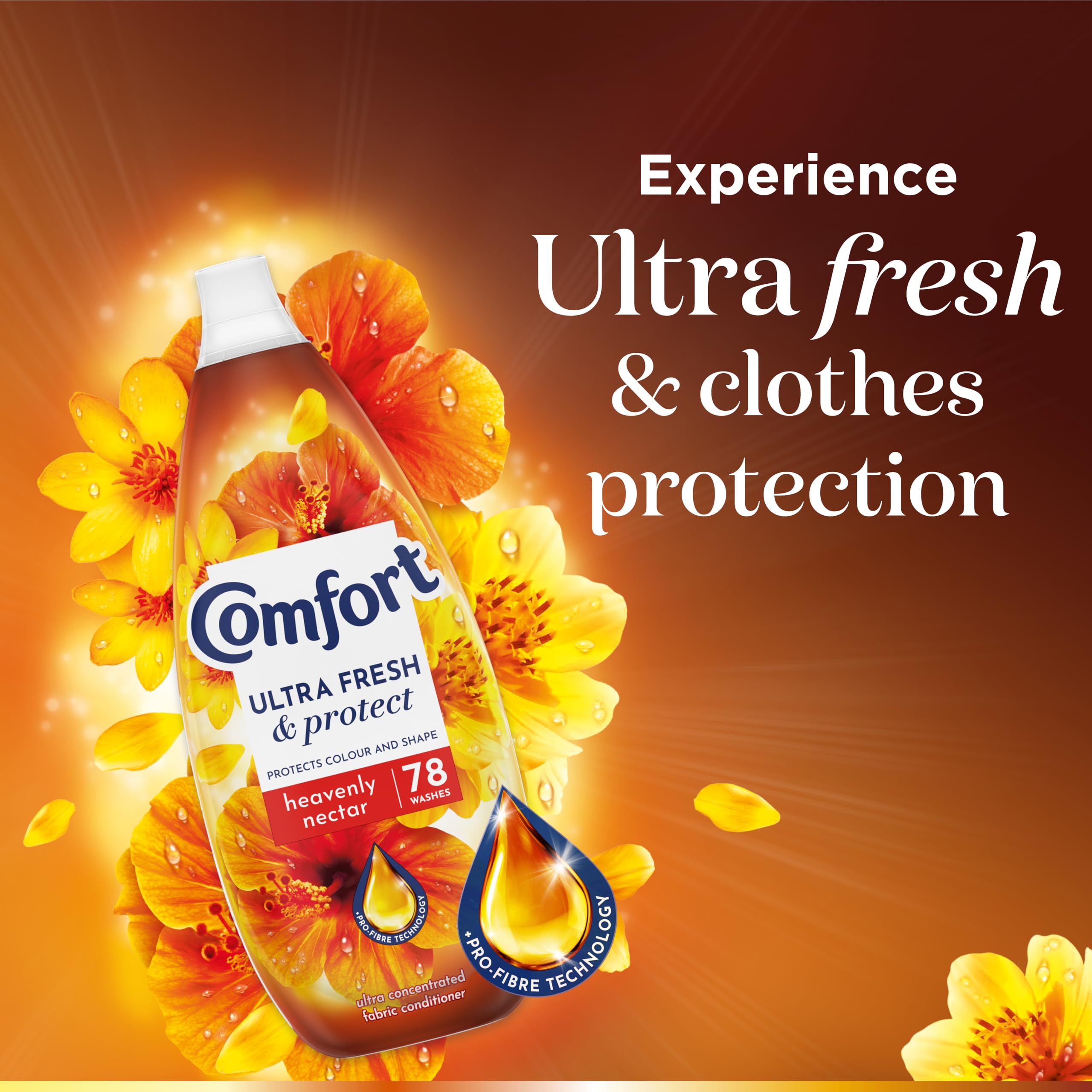 Comfort - Ultra Fresh & Protect Heavenly Nectar Flüssiger Weichspüler