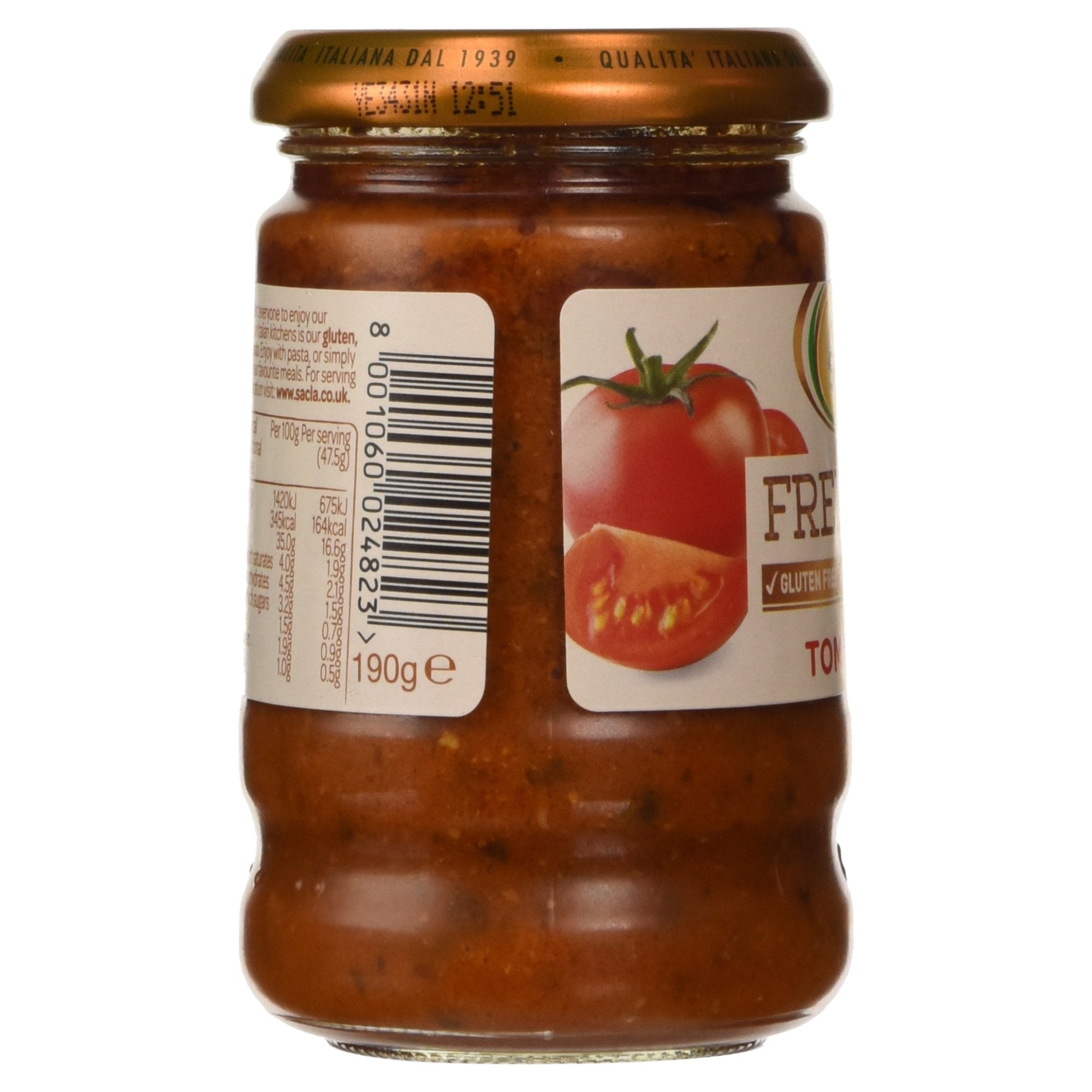 Sacla - Free From Tomatenpesto 190g