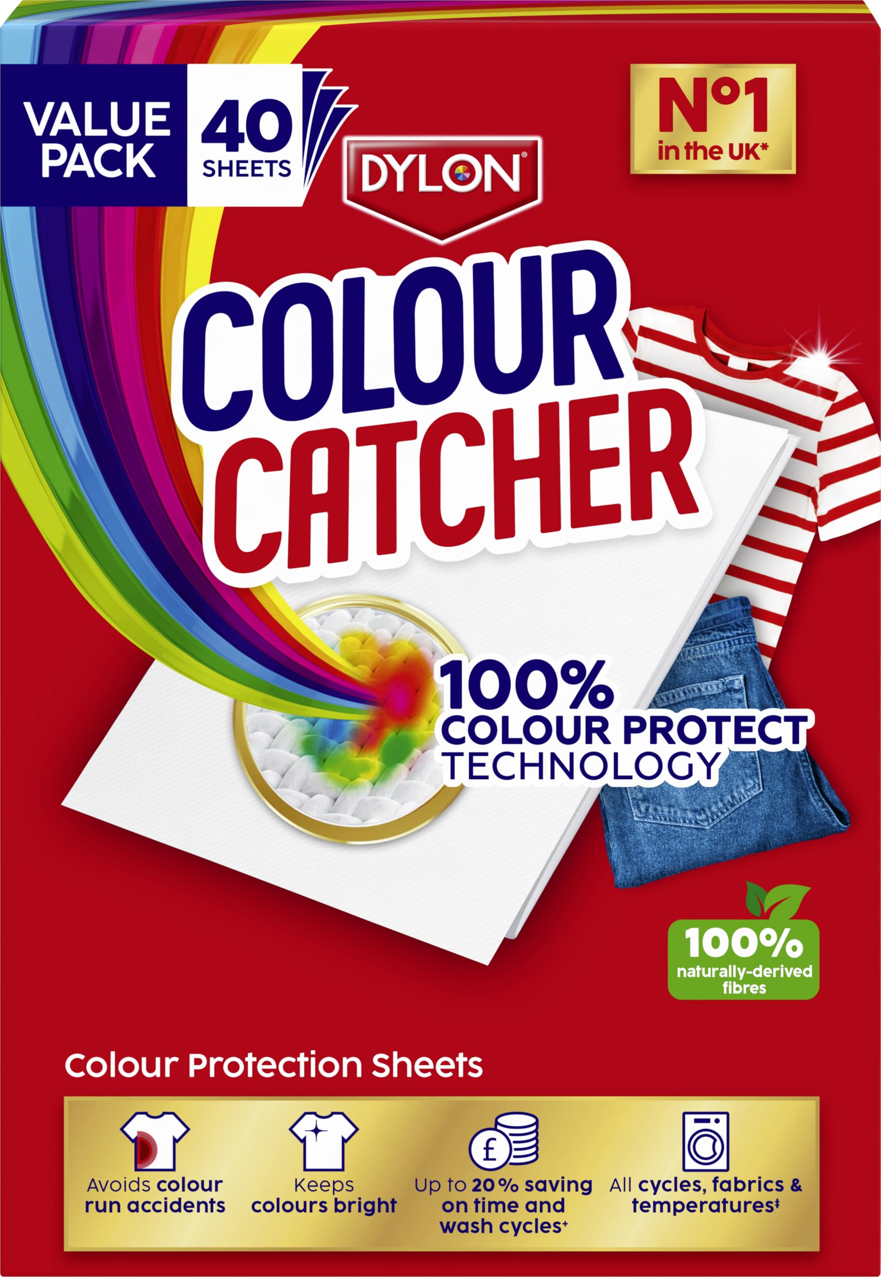 Dylon Colour Catcher Max Protection 40er-Pack Waschtücher