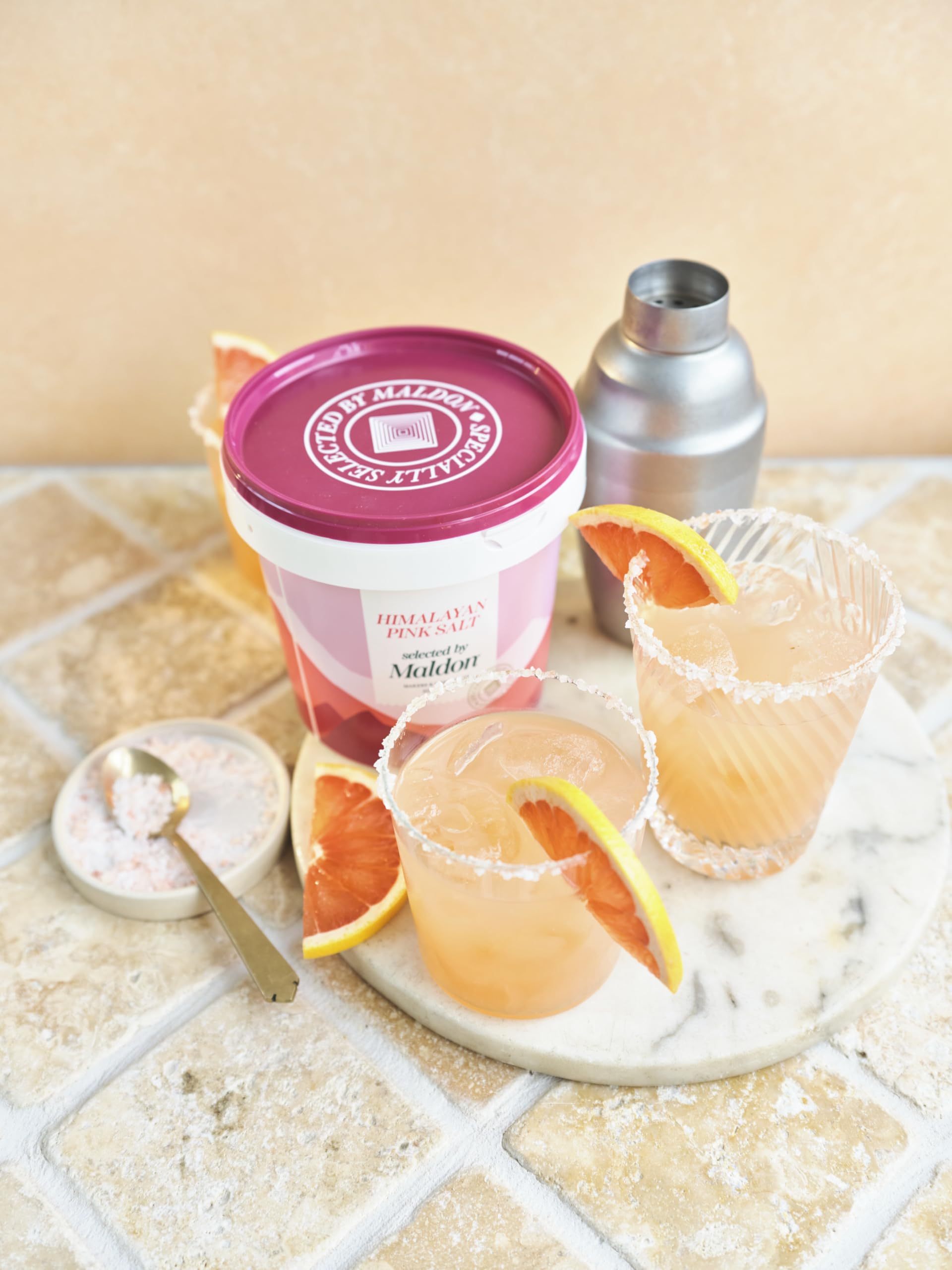 Maldon – Rosa Himalaya-Salz, grobes Steinsalz, 1 kg