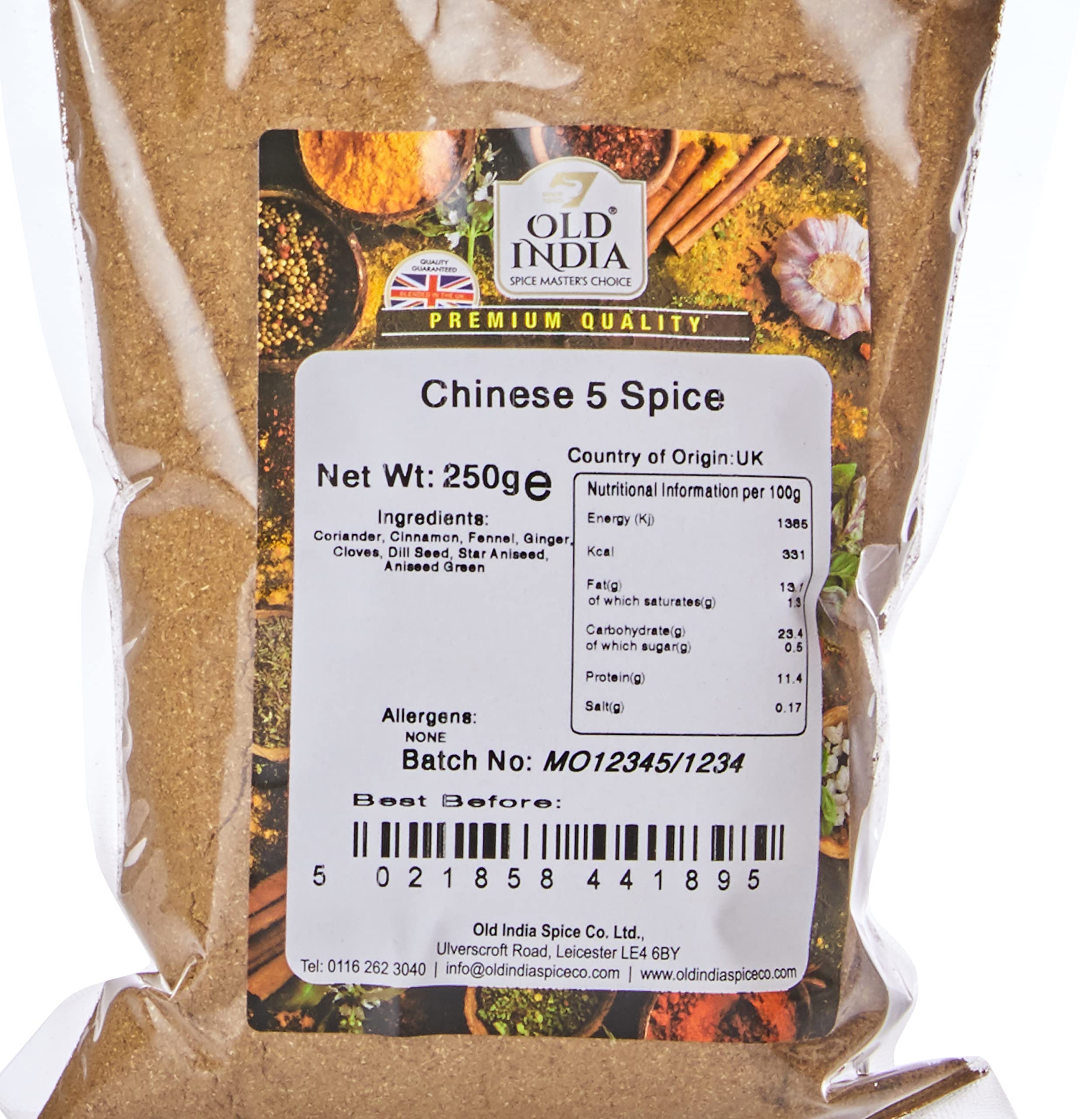 Old India Chinesisches 5-Gewürze-Gewürz 250g