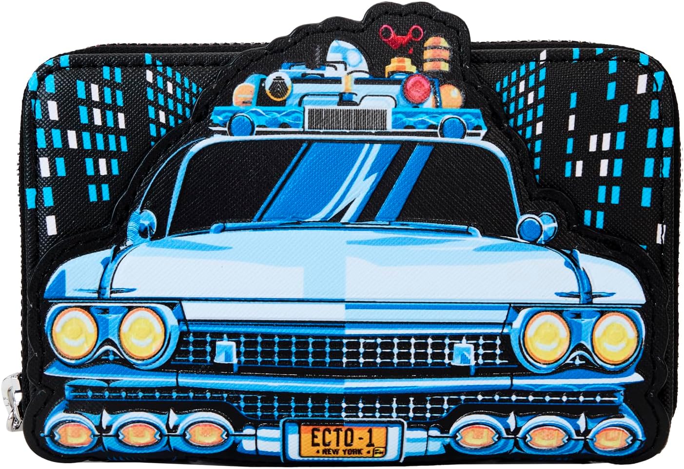 Loungefly Ghostbusters Ecto One Geldbörse mit Rundum-Reißverschluss (GBWA0007)