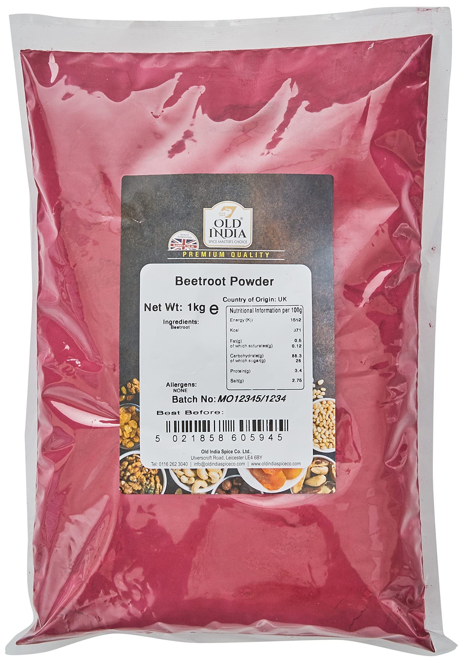 Old India Rote-Bete-Pulver 1kg