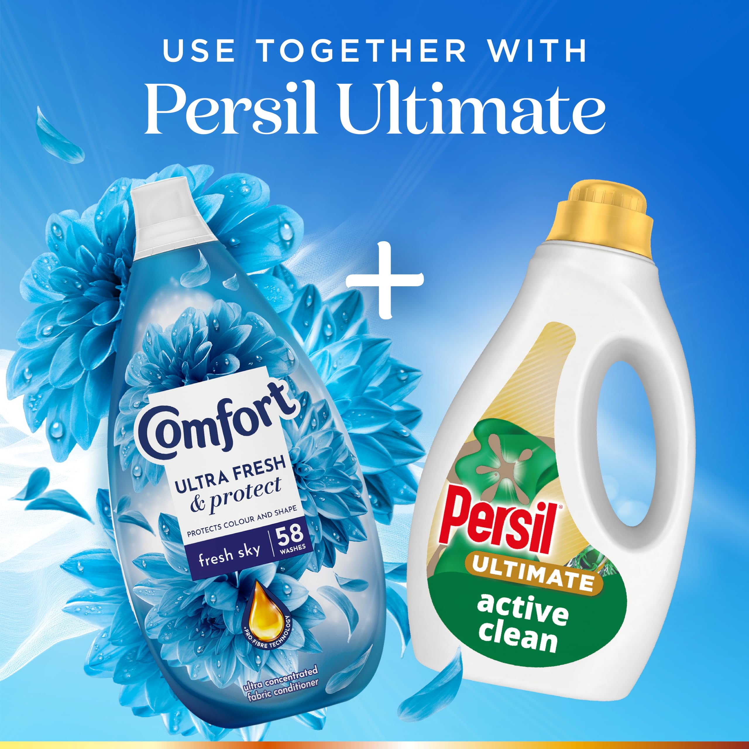 Comfort Ultra Fresh & Protect Fresh Sky Weichspüler - Flüssiger Weichspüler