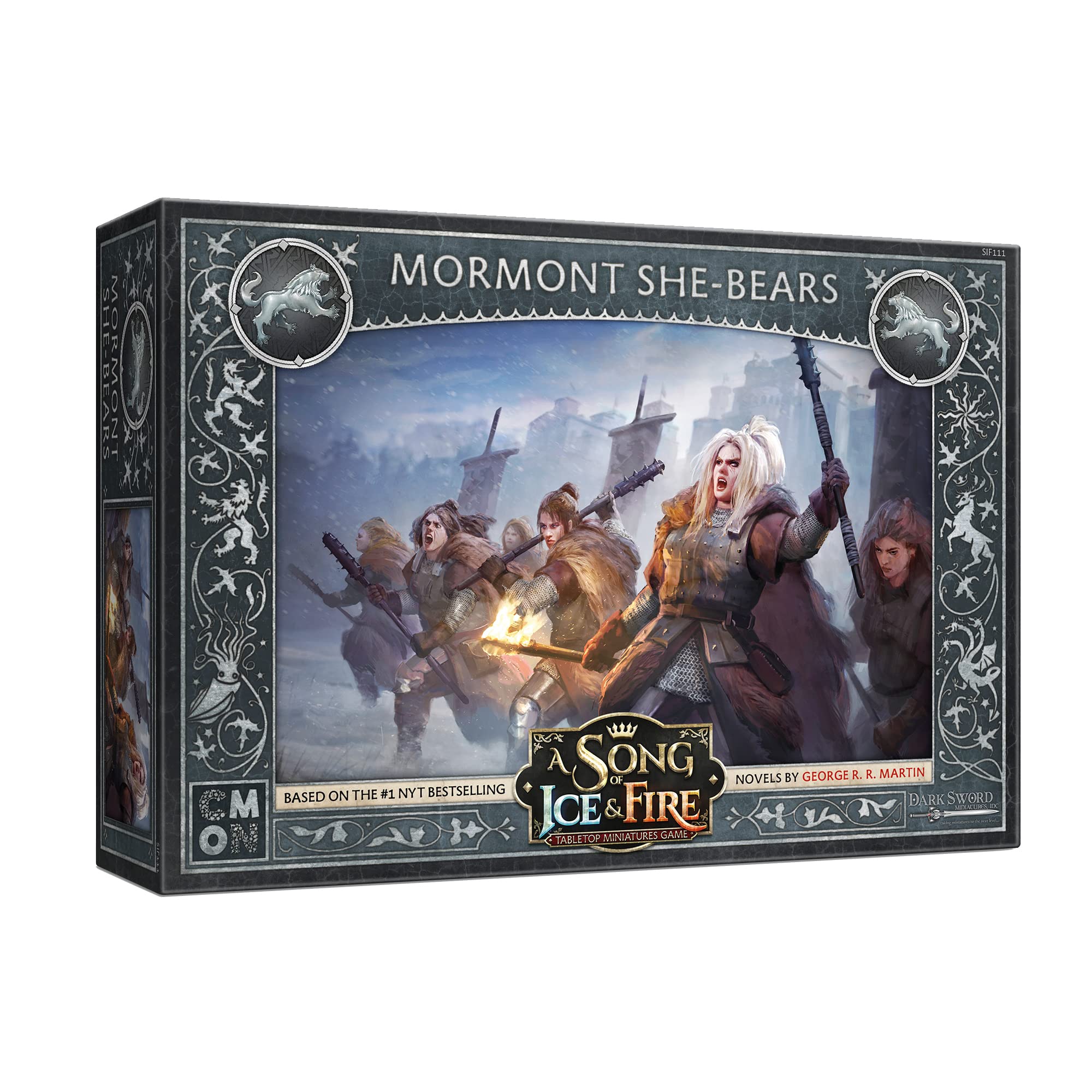 CMON, Das Lied von Eis und Feuer: Tabletop-Miniaturenspiel – Mormont She-Bears Unit Box