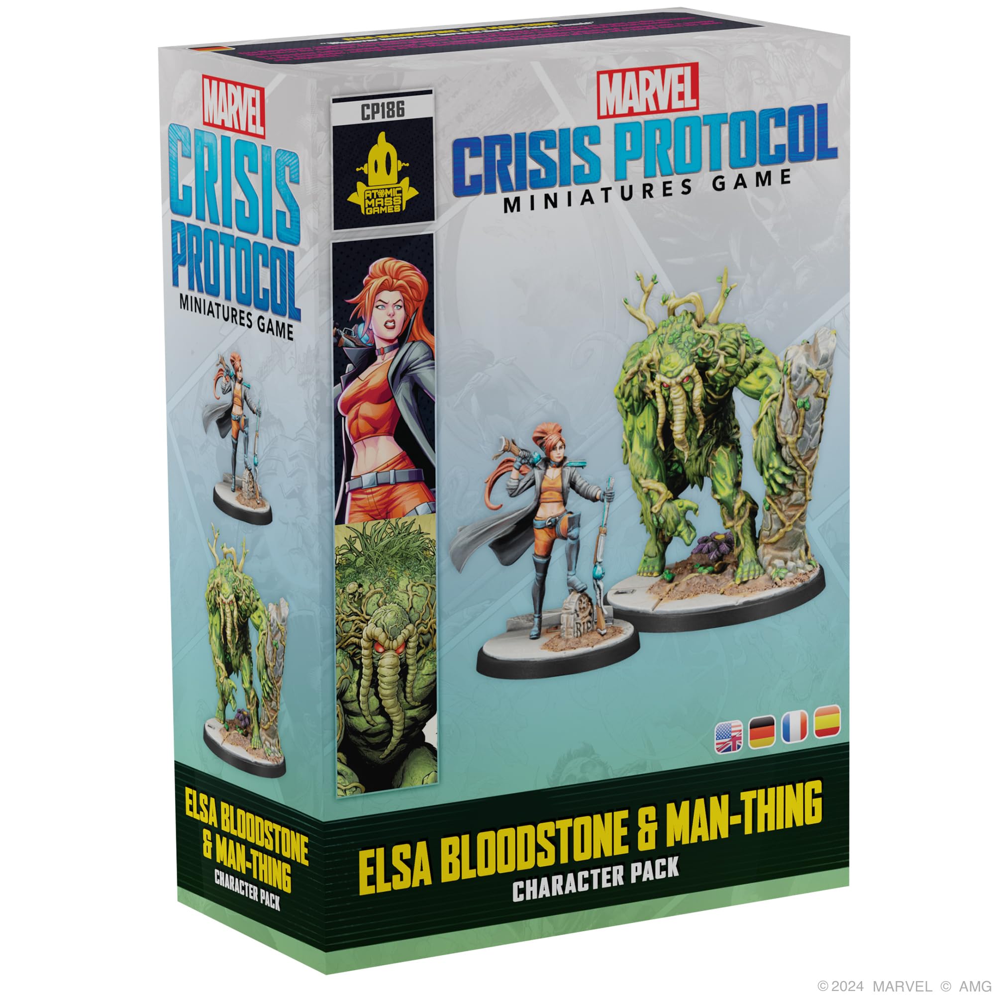 Atomic Mass Games Marvel Crisis Protocol: Elsa Bloodstone & Man-Thing Charakterpaket
