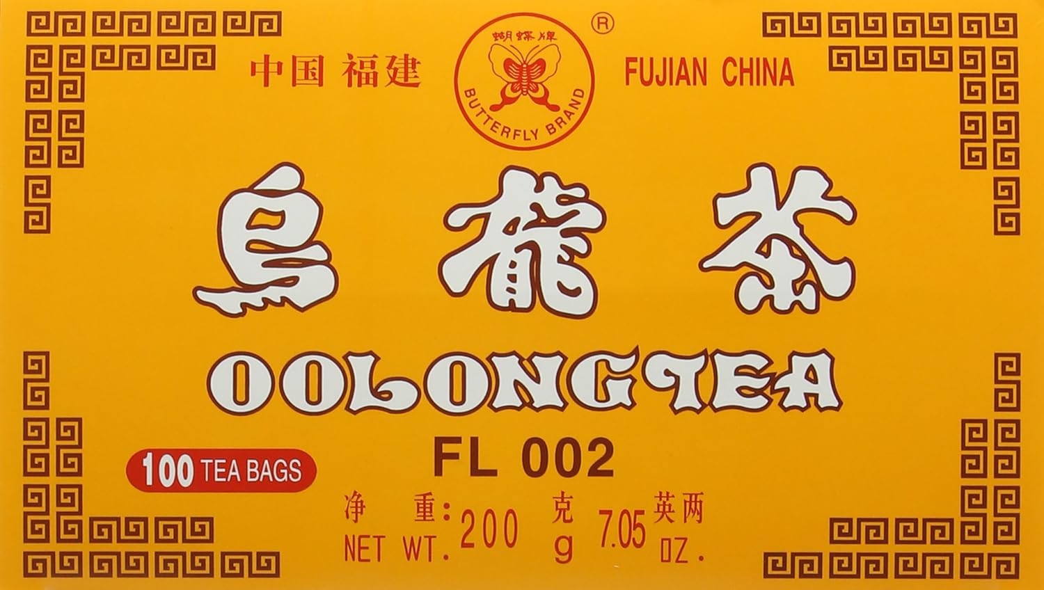 Butterfly Fujian China Oolong-Tee 2 g x 100 Teebeutel (200 g)