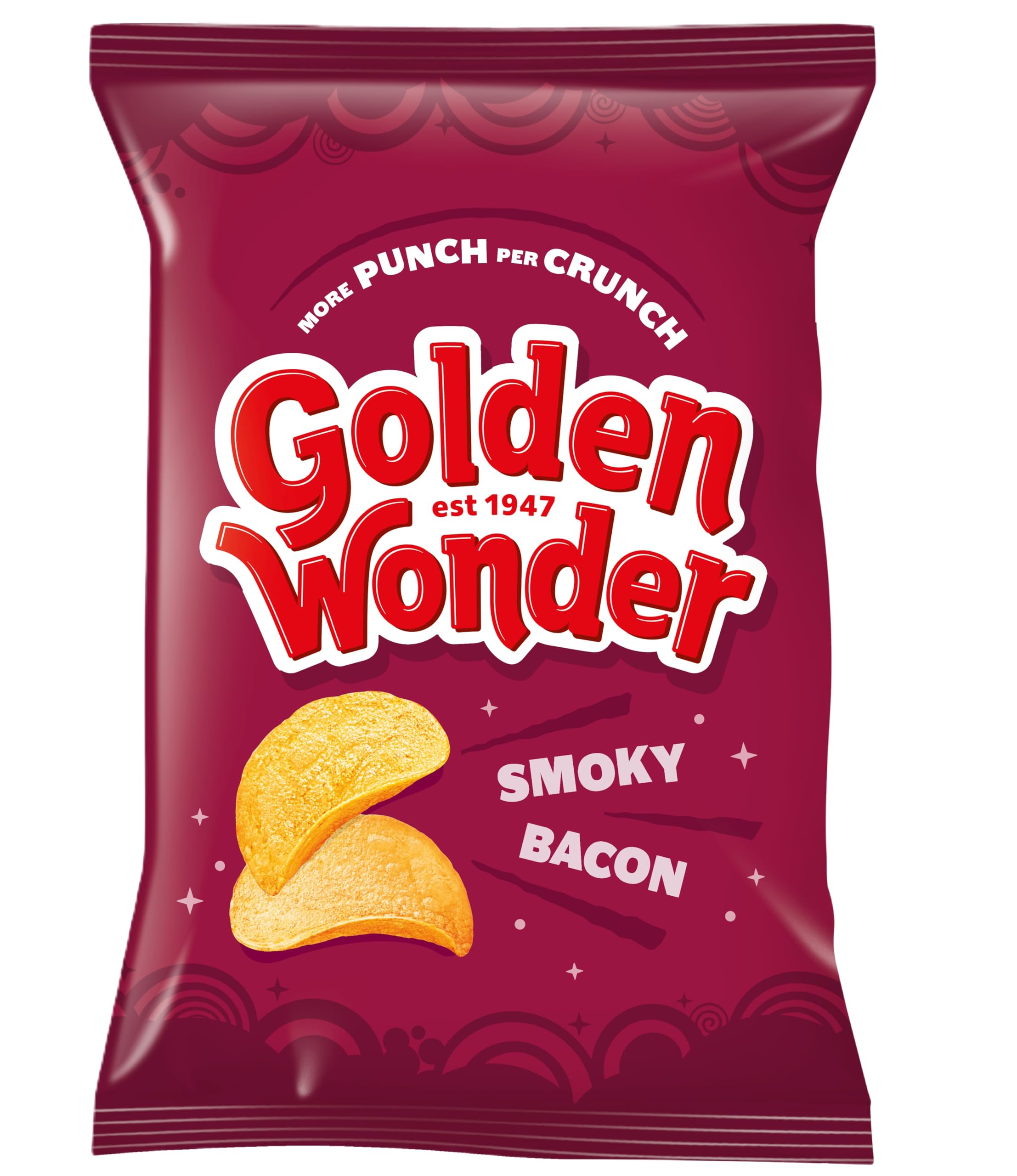 Golden Wonder Smoky Bacon Chips Multipack, 32 x 32,5 g