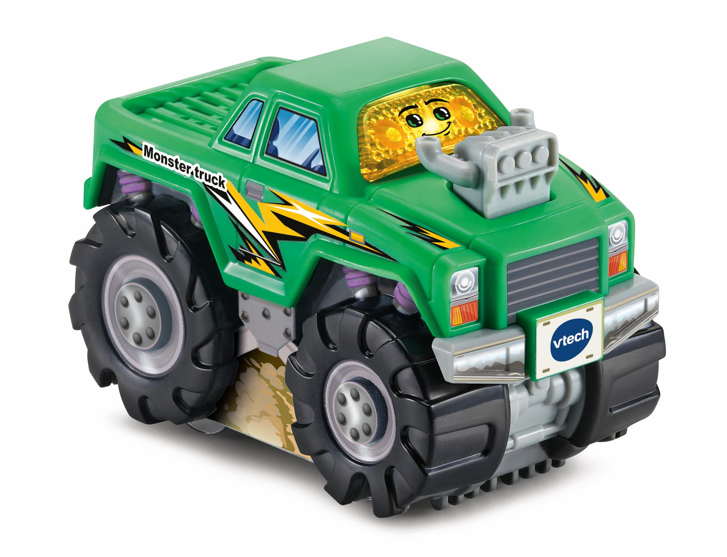 VTech Toot-Toot Drivers Monster Truck – Interaktives Leuchtfahrzeug mit Musik und Geräuschen für Kleinkinder