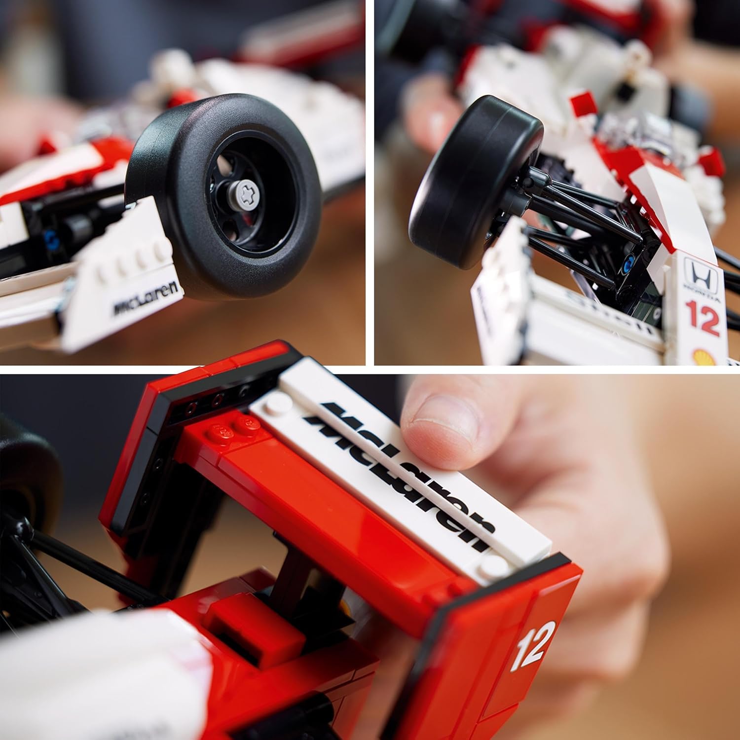 LEGO Icons McLaren MP4/4 & Ayrton Senna – F1-Modellauto-Bauset für Erwachsene