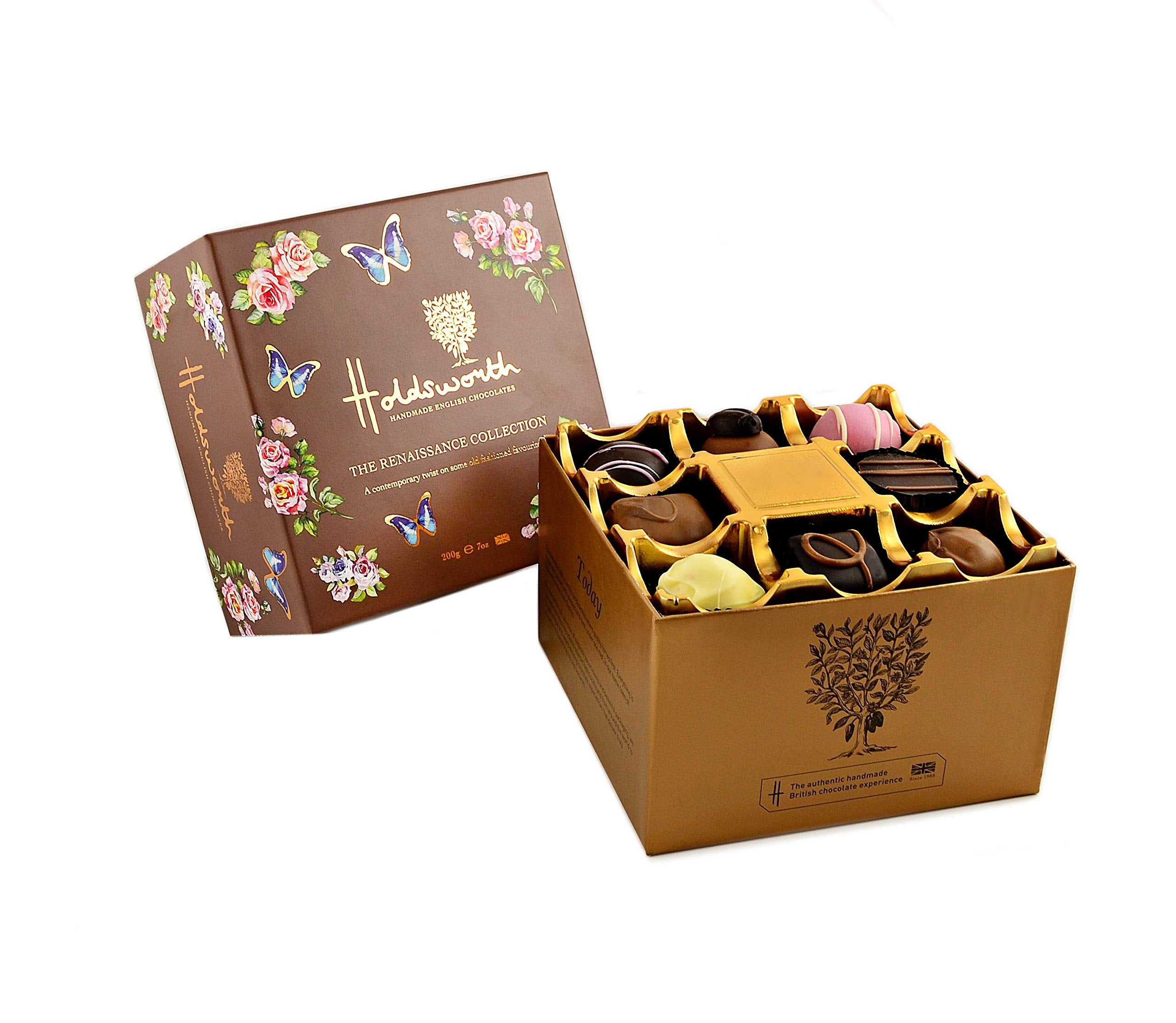 Holdsworth Chocolates Renaissance Collection – Verschiedene handgemachte Trüffel, 200 g