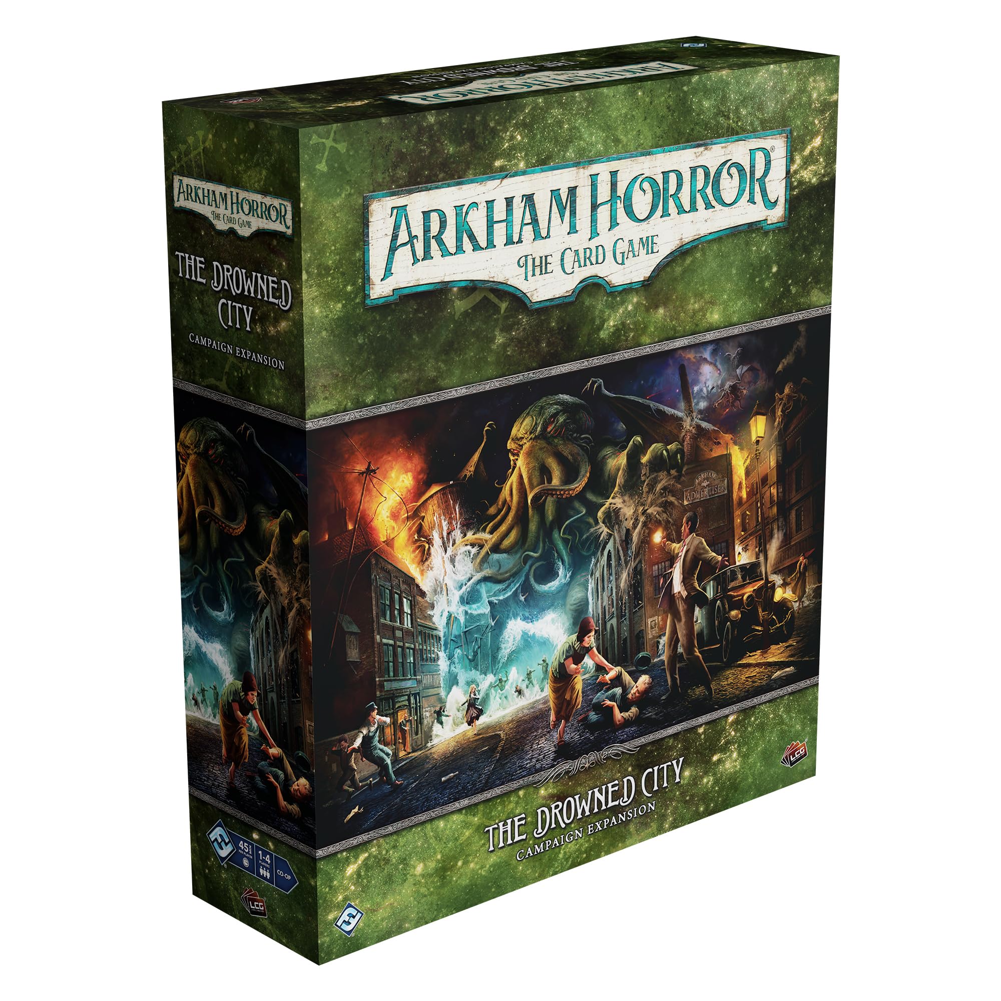 Fantasy Flight Games Arkham Horror: Die Kampagnenerweiterung „Die ertrunkene Stadt“ (AHC84EN)
