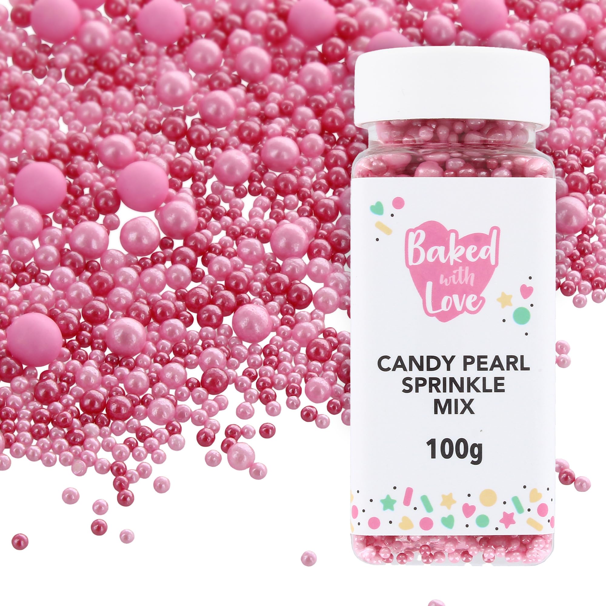 Mit Liebe gebacken - Candy Pearl Sprinkles 100g