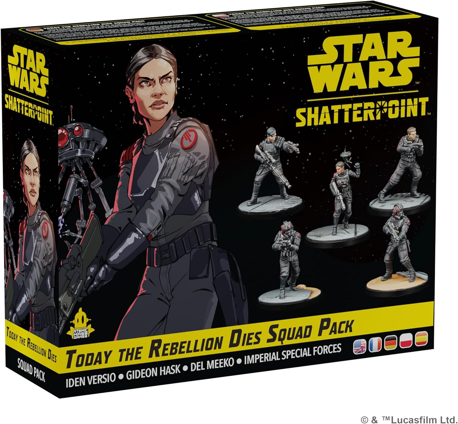 Atomic Mass Games Star Wars: Shatterpoint Heute stirbt die Rebellion Squad Pack