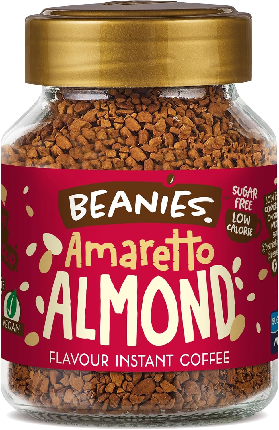 Beanies - Instantkaffee mit Amaretto-Mandelgeschmack (50 g)