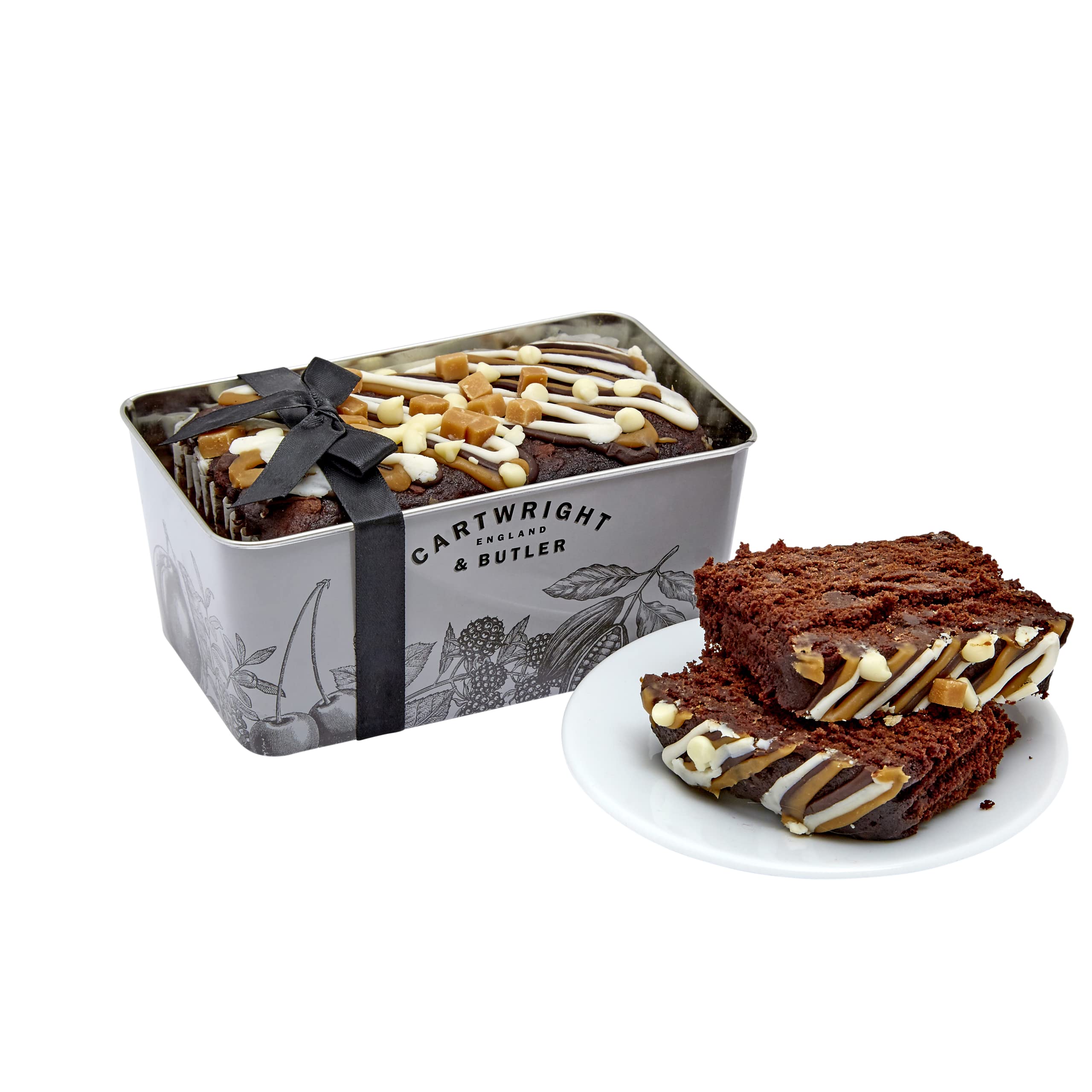 Cartwright & Butler – Luxuriöser Schokoladen-Kastenkuchen in der Dose