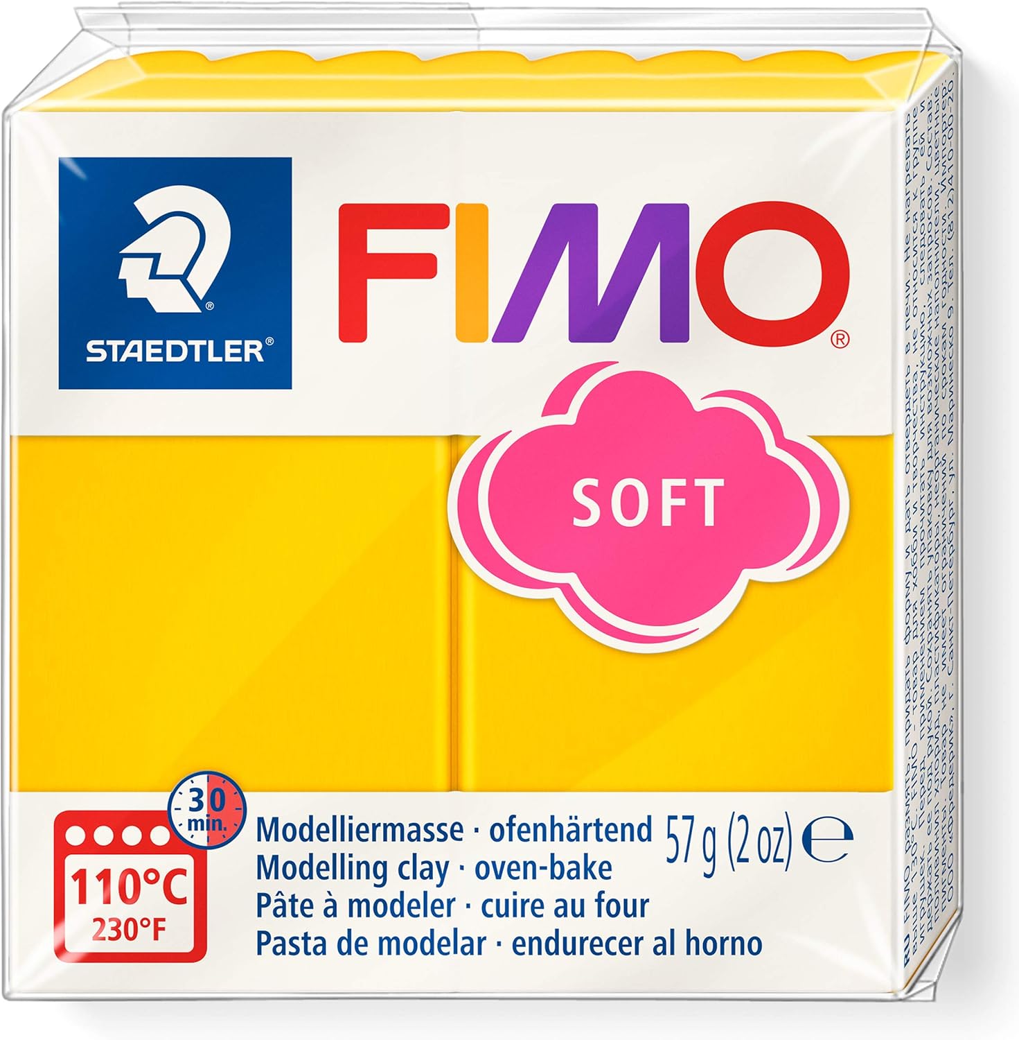Fimo Soft Modelliermasse – ofenhärtende Bastelmasse für Kinder & Erwachsene