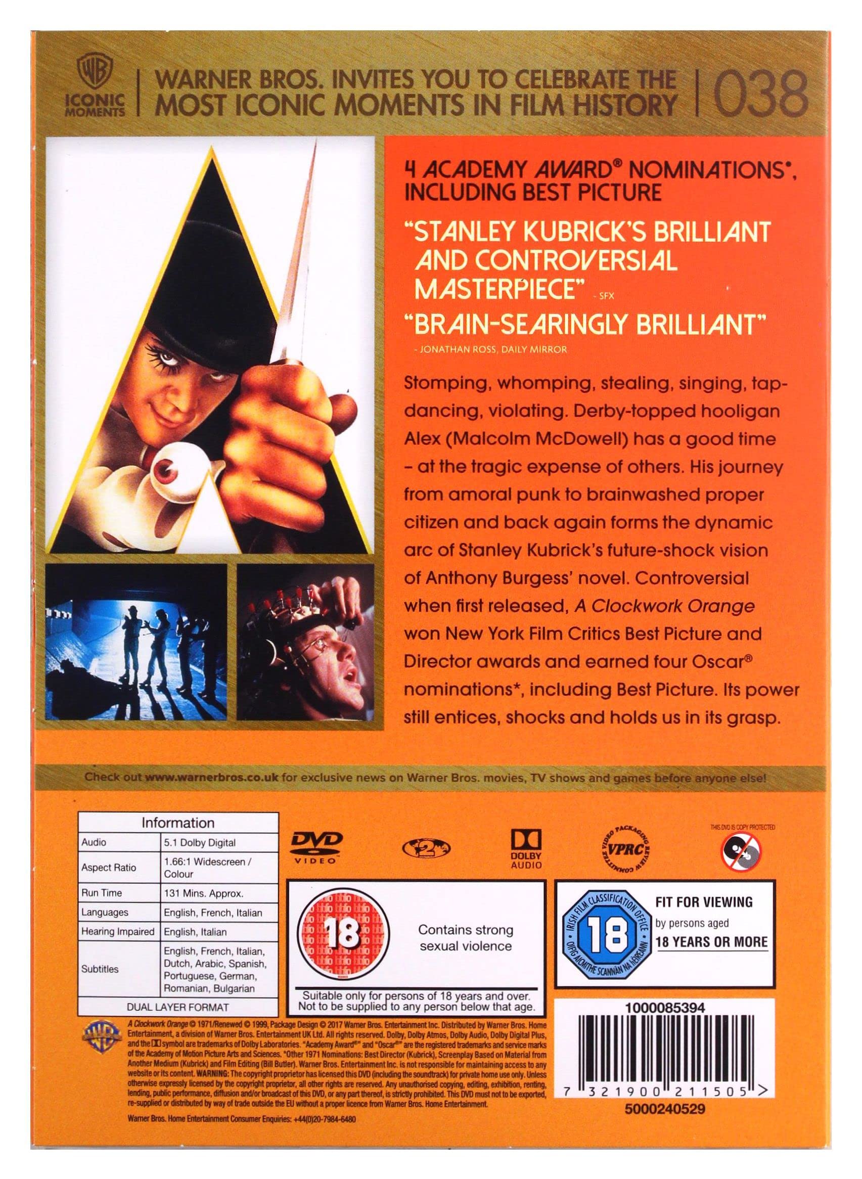 Uhrwerk Orange (1971) - DVD