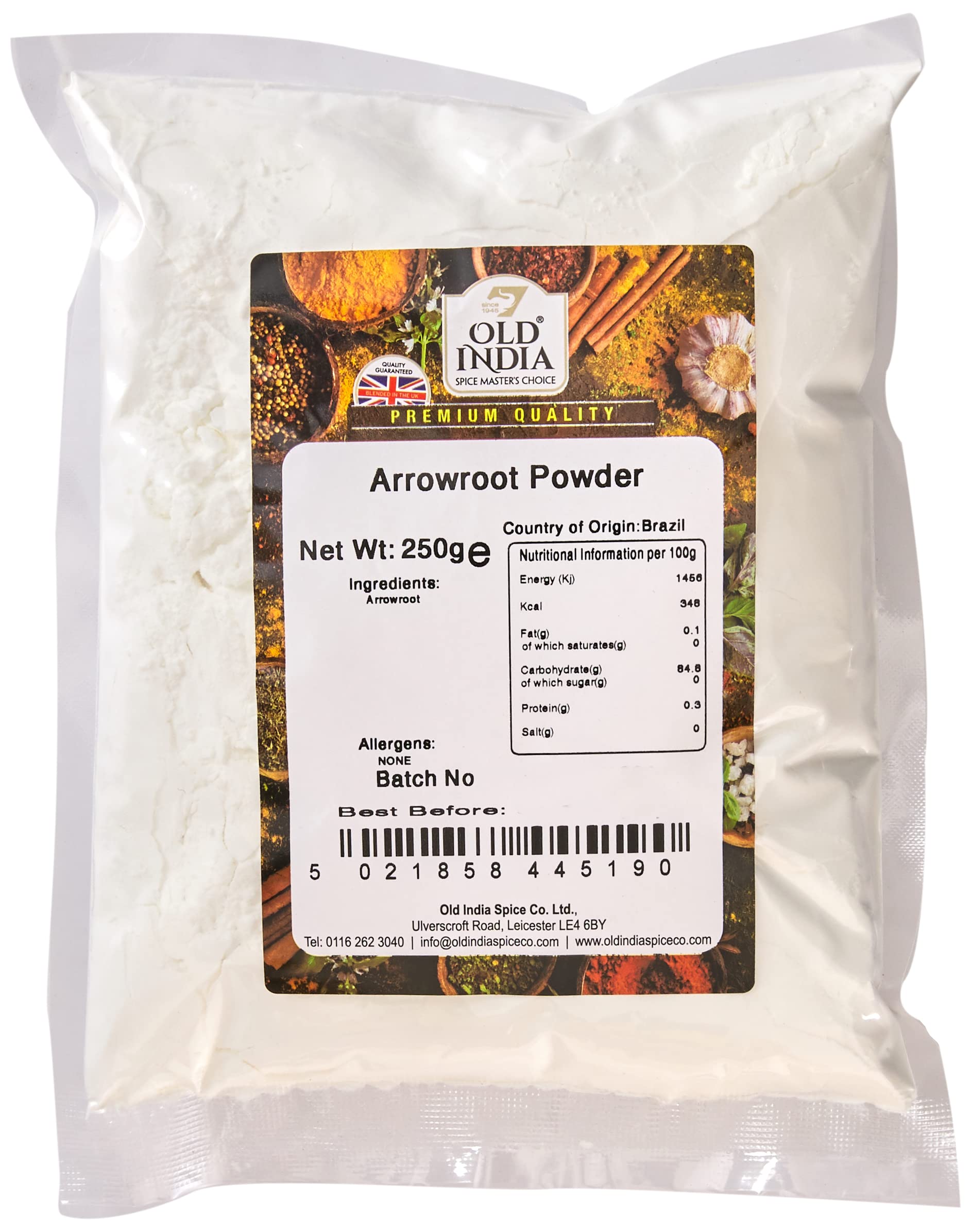 Old India Pfeilwurzpulver 250g