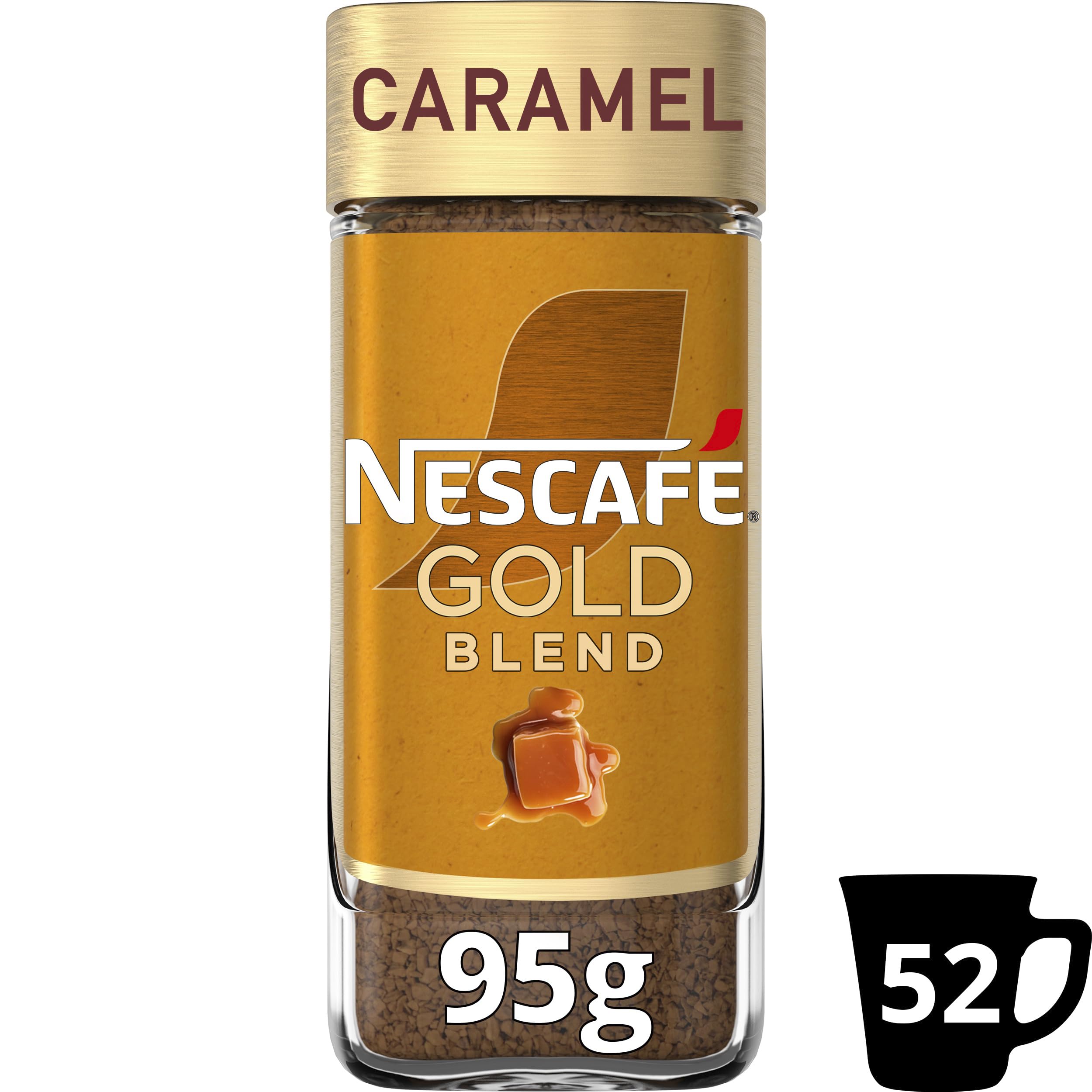 NESCAFÉ Gold Instantkaffee mit Karamellgeschmack | 95-g-Glas