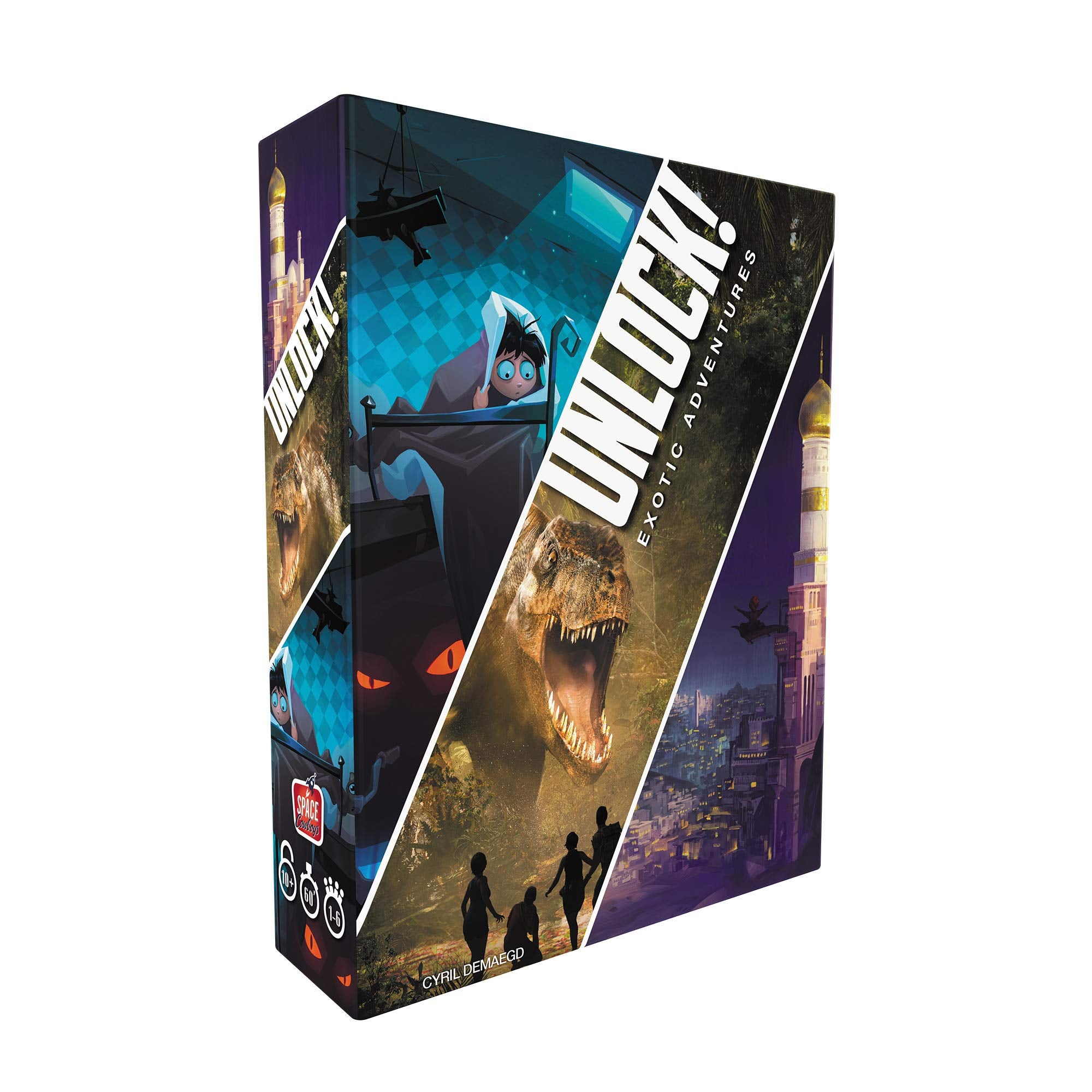 Space Cowboys Unlock! Exotic Adventures Escape Room Kartenspiel