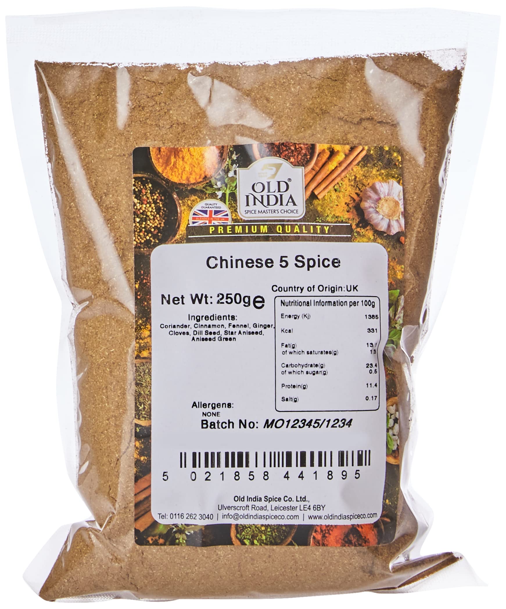 Old India Chinesisches 5-Gewürze-Gewürz 250g