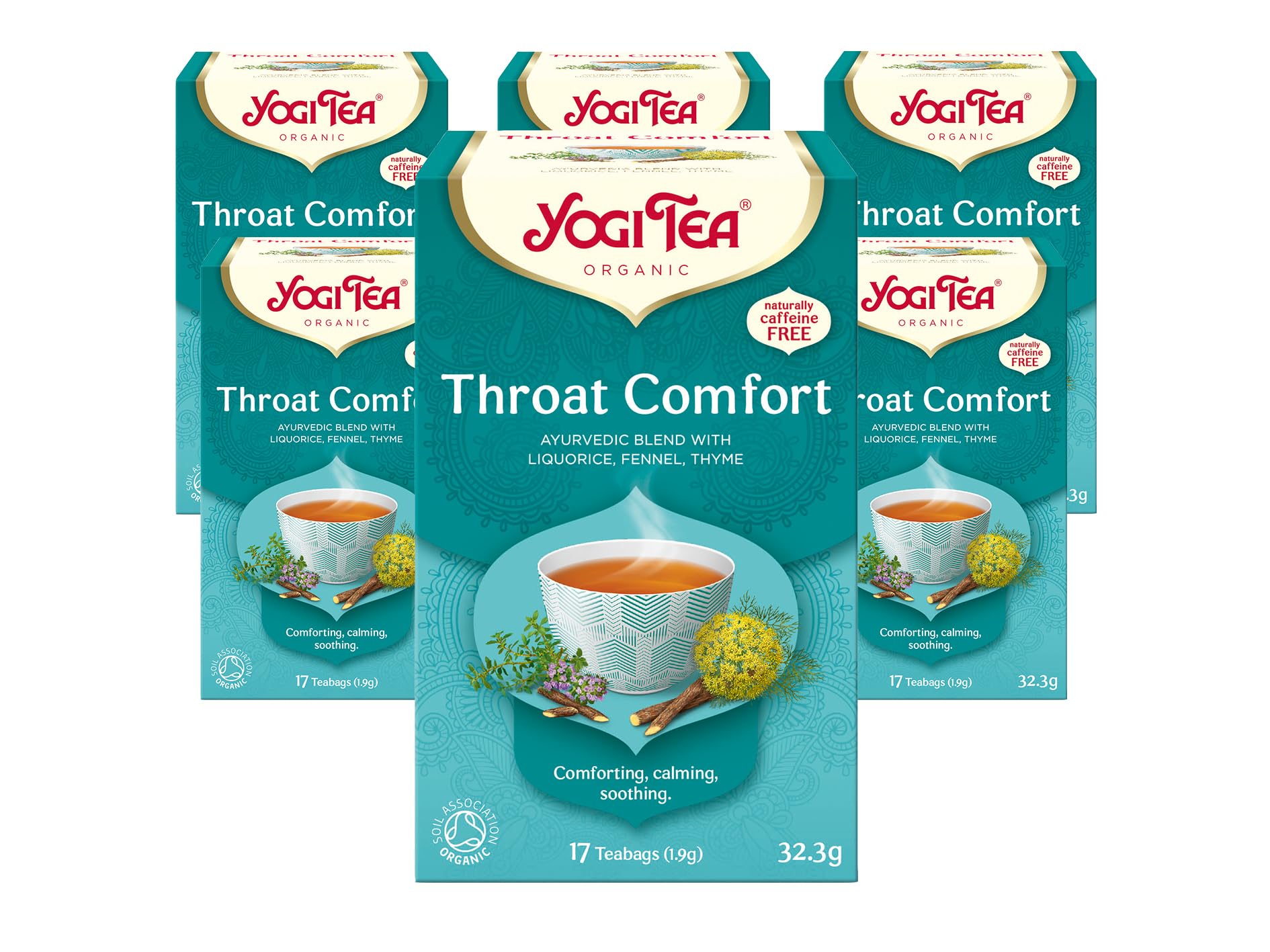YOGI TEA Hals- und Rachenkomfort Bio 6x17 Teebeutel