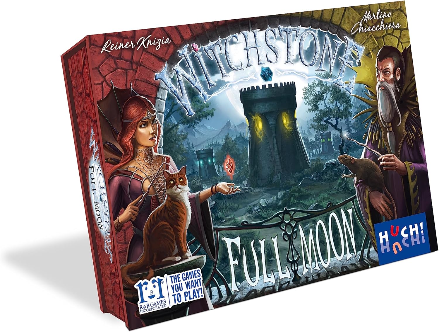 Witchstone Full Moon – HUCH! Strategie-Brettspiel-Erweiterung für 2–4 Spieler