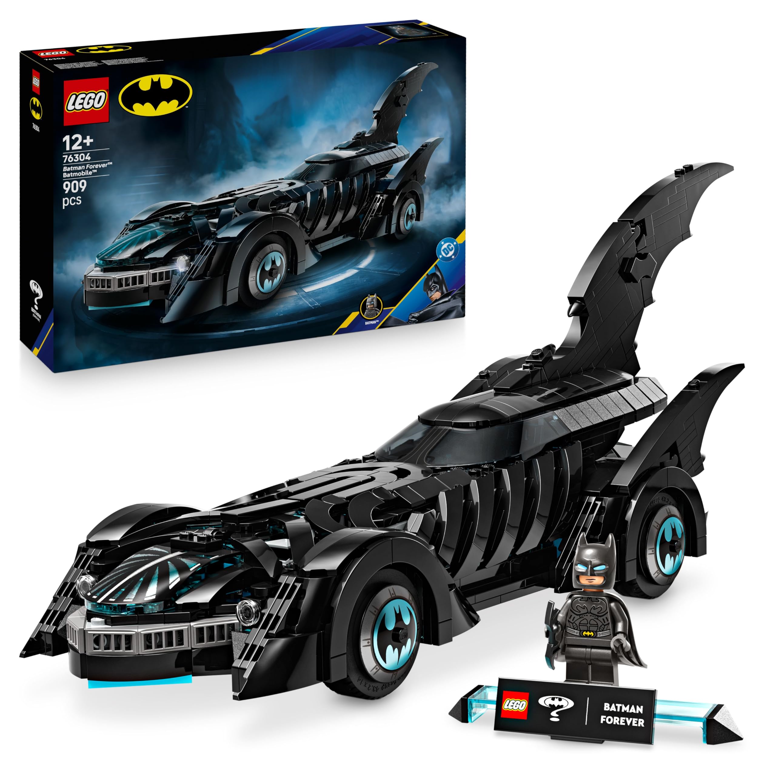 LEGO DC Batman Forever Batmobil – Bauset mit Minifigur für Kinder ab 12 Jahren